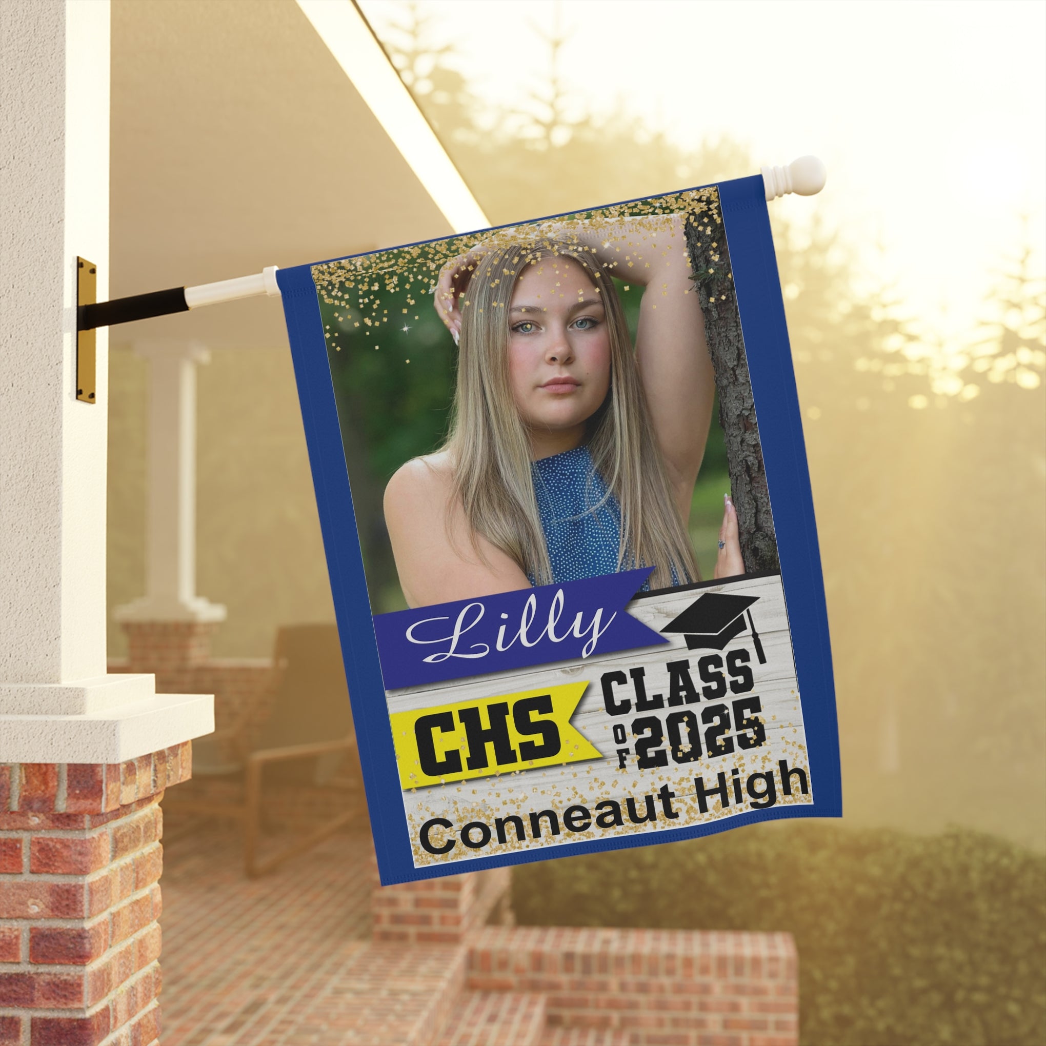 Custom Printed Class of  2025 Congratulations!!!! Order your custom flag   24.5x32