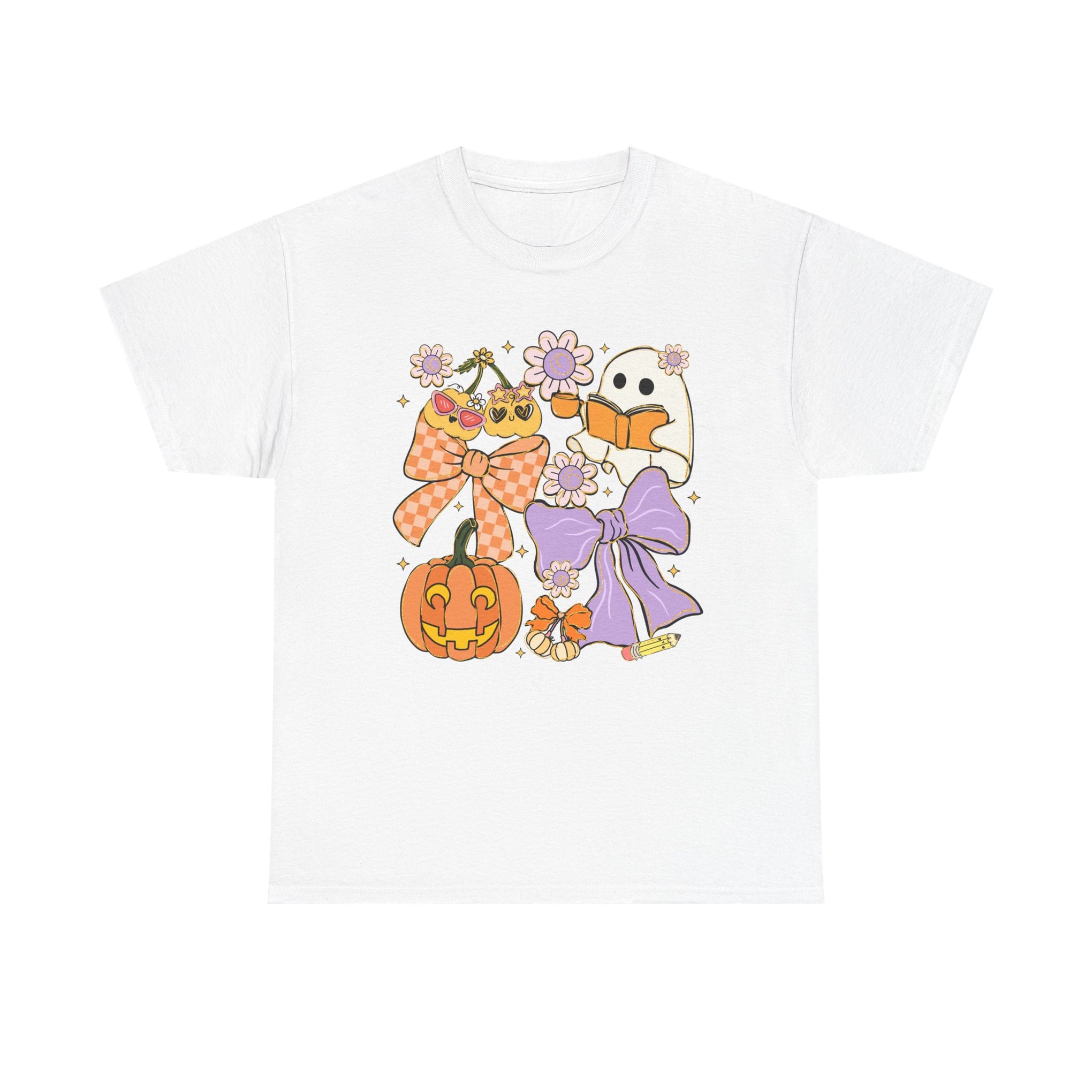 Spooky Teacher Halloween Coquette T-Shirt