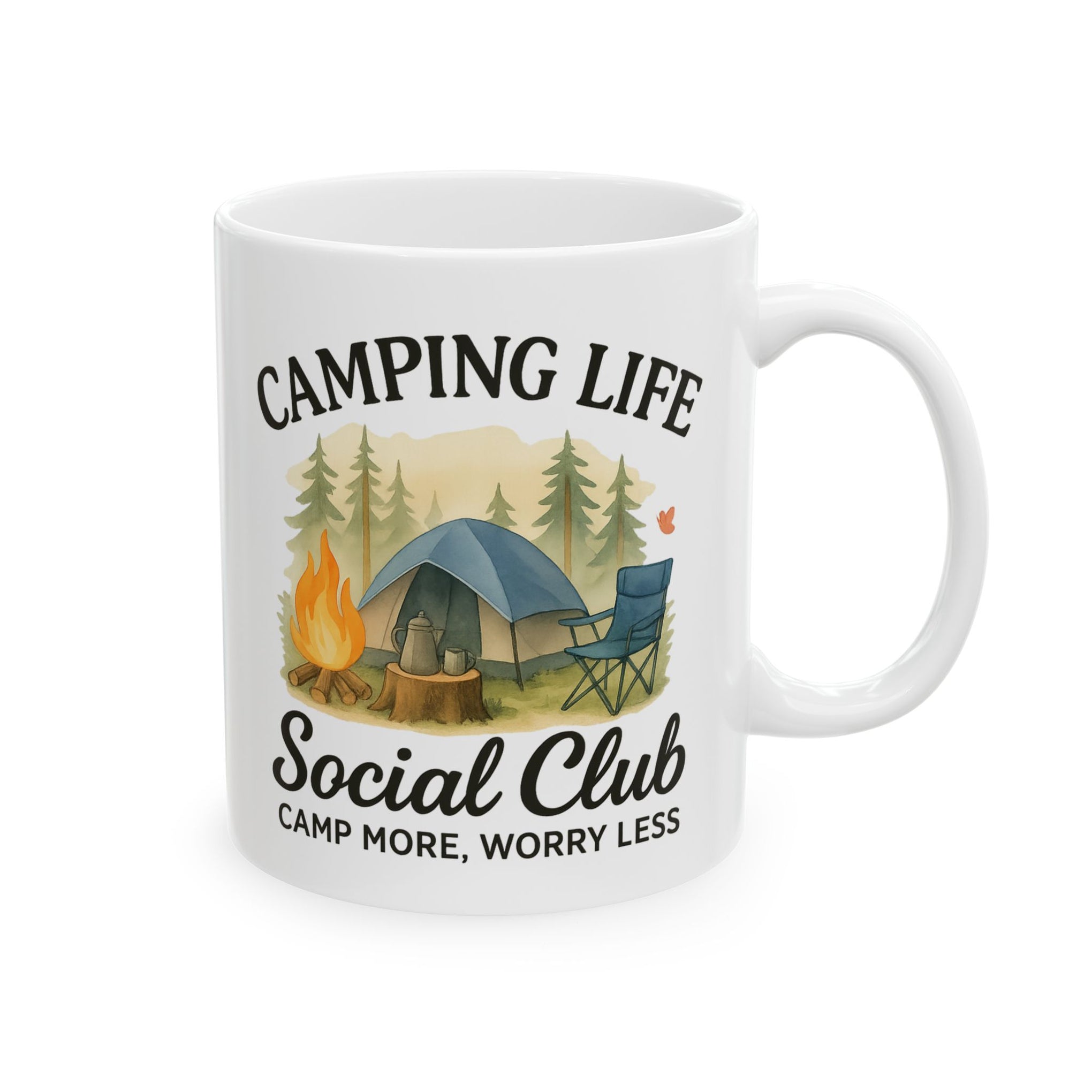 Camping Life Social Club Mug