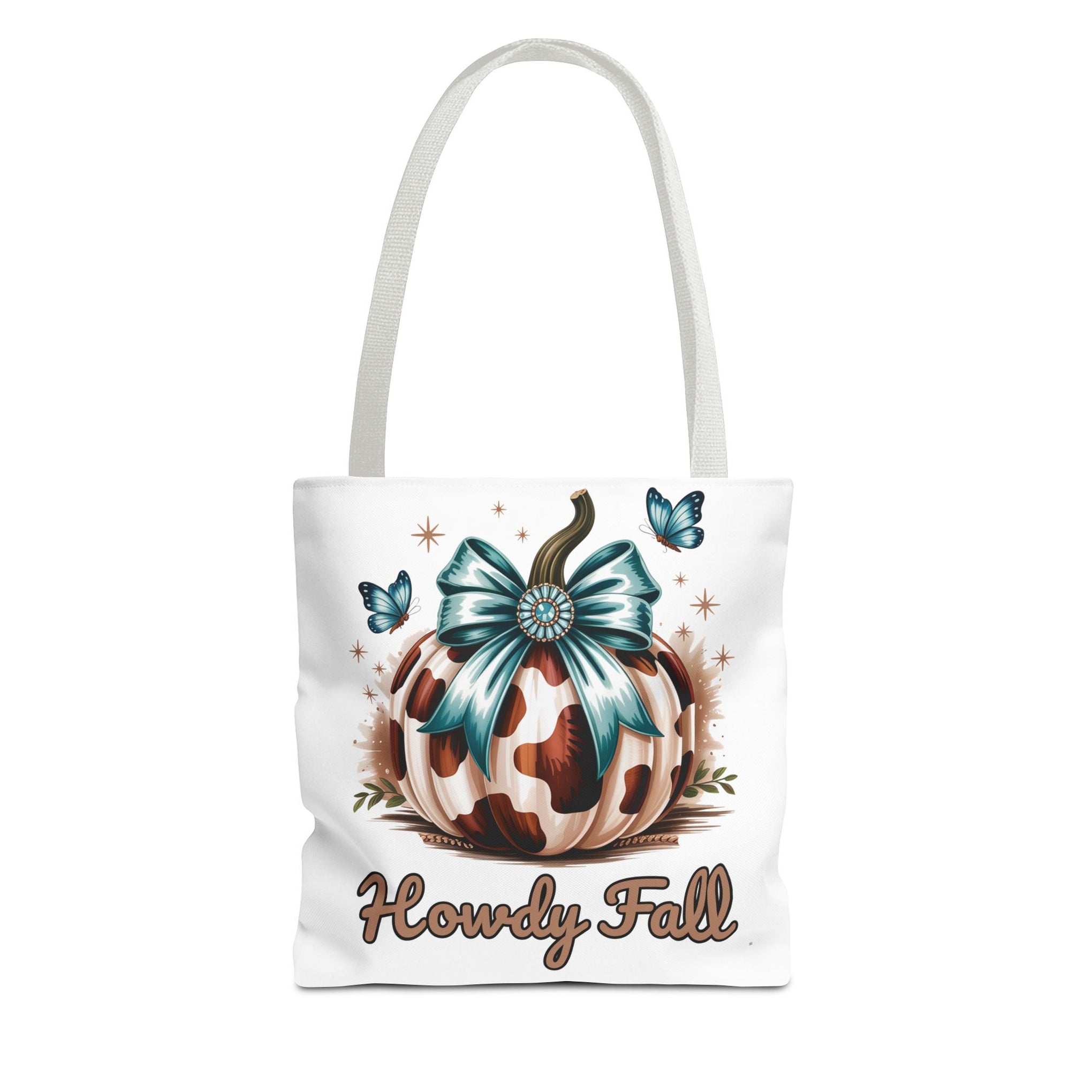 Howdy Fall Western Pumpkin Cowhide Bag