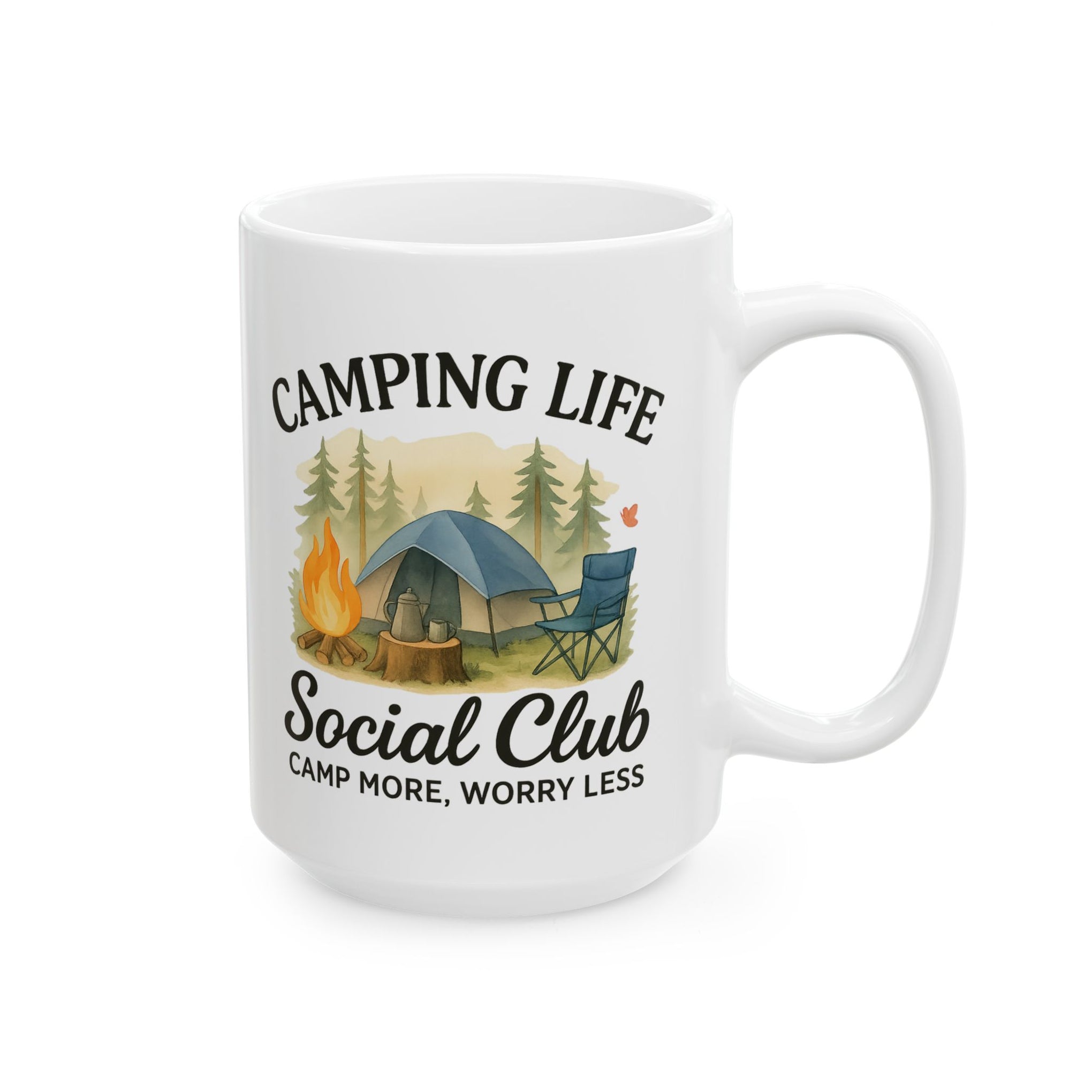 Camping Life Social Club Mug