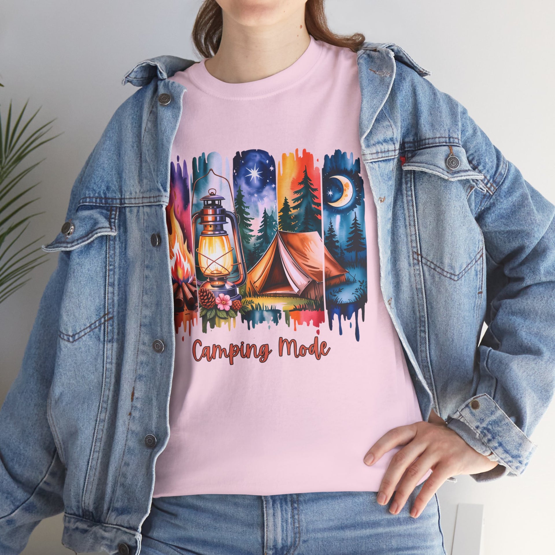 Camping Mode brush stroke T-Shirt