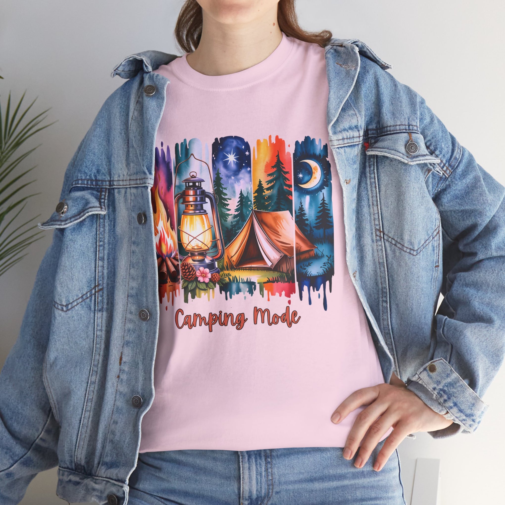 Camping Mode brush stroke T-Shirt