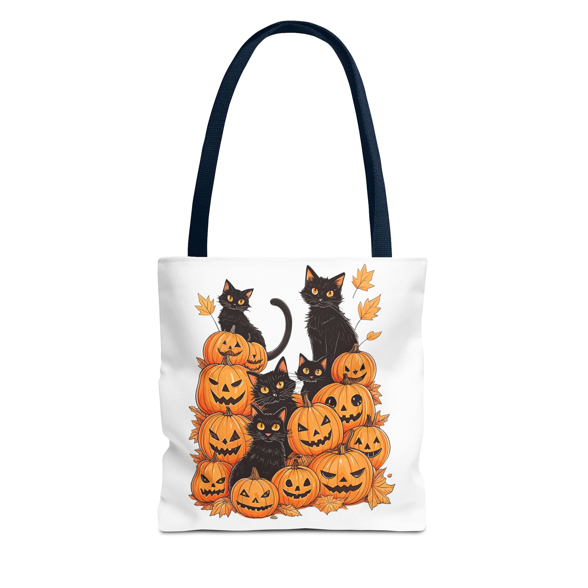 Halloween Black Cat Pumpkin Bag, Cute Halloween Must Halloween, Retro Halloween Bag