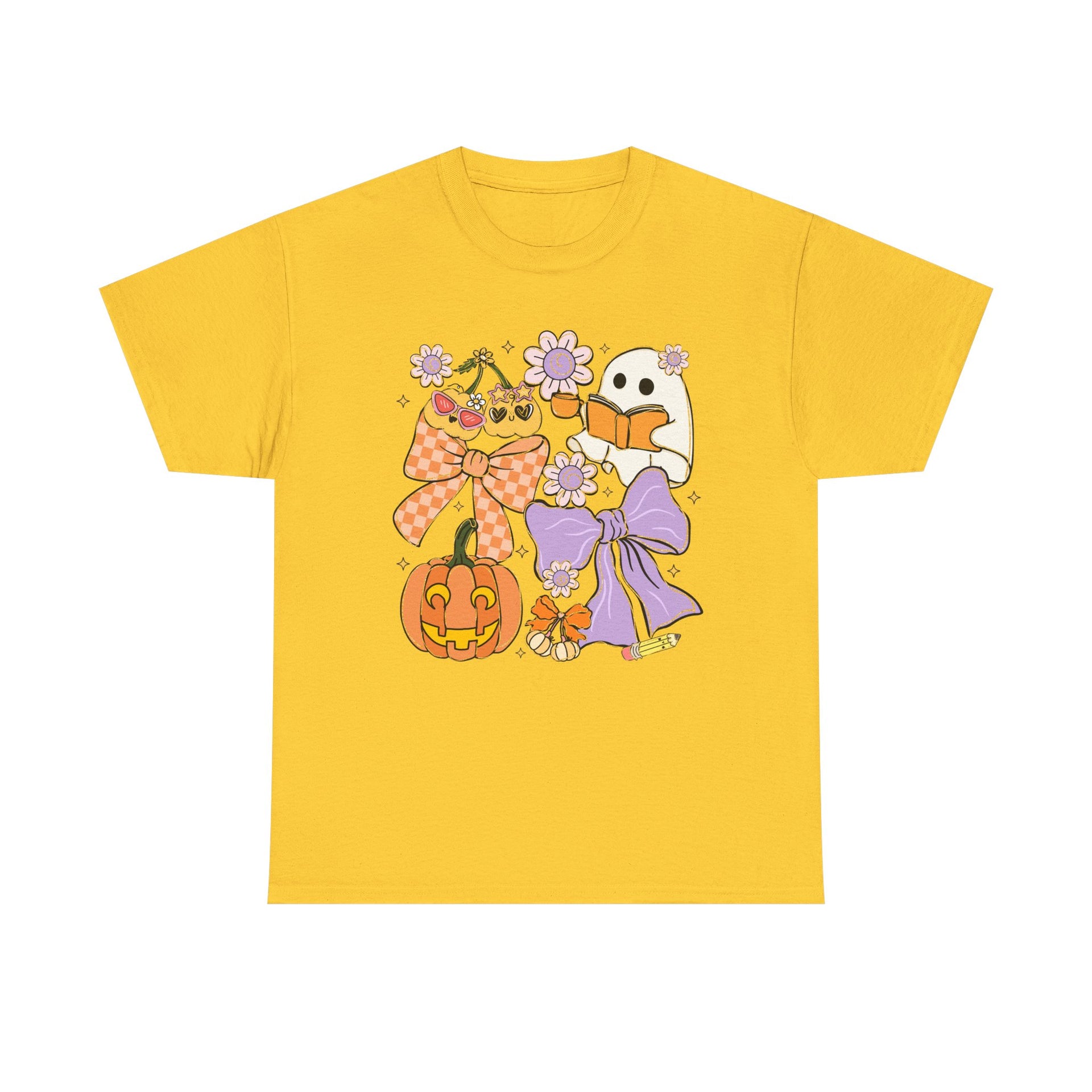 Spooky Teacher Halloween Coquette T-Shirt