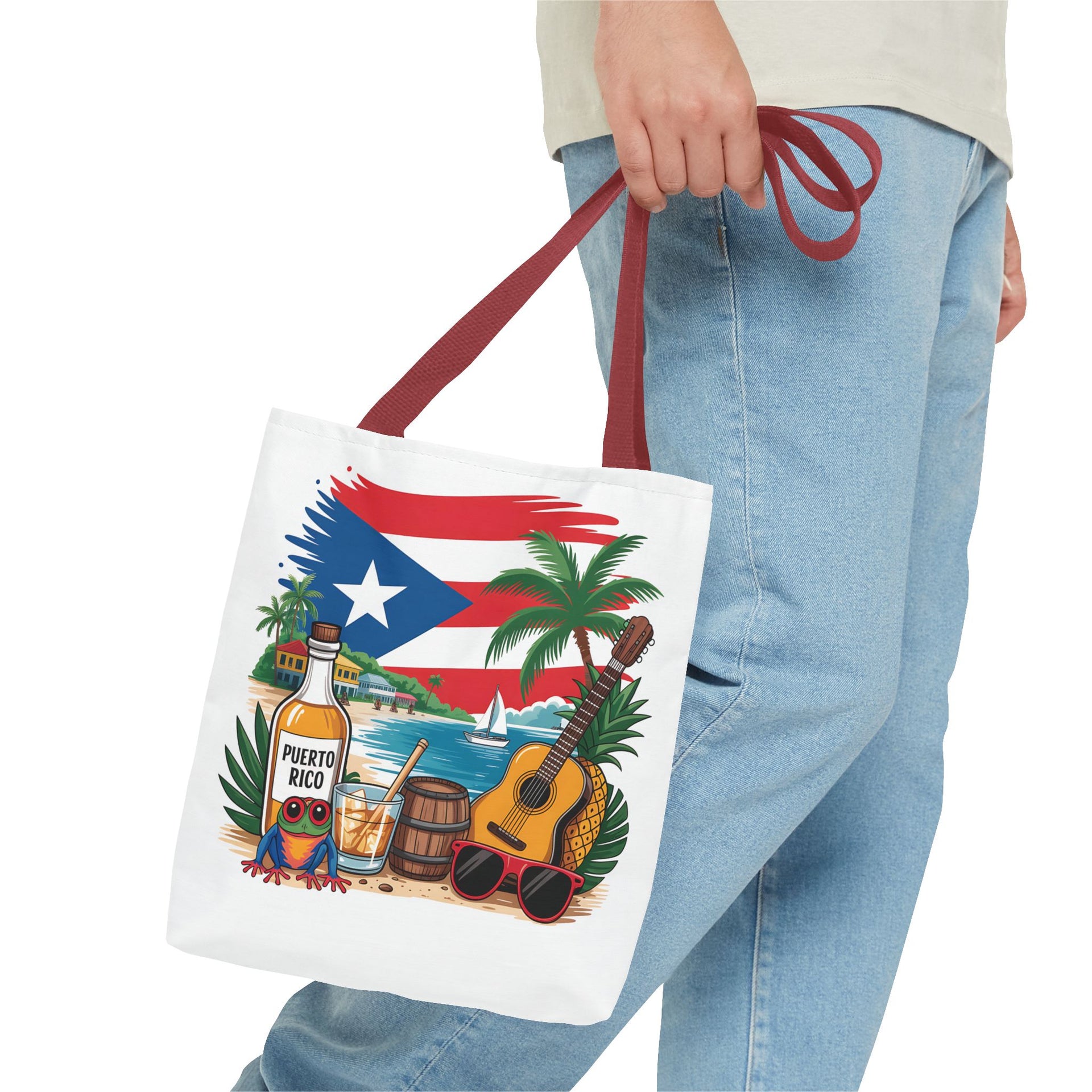 Coqui,  Puerto Rico,  Boricua Tote Bag