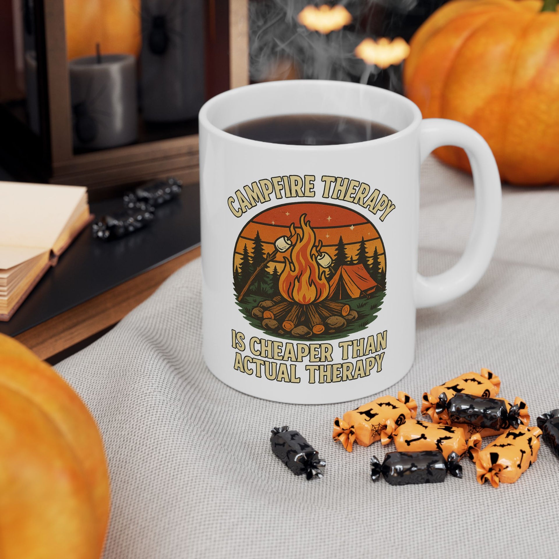 Campfire Therapy Mug