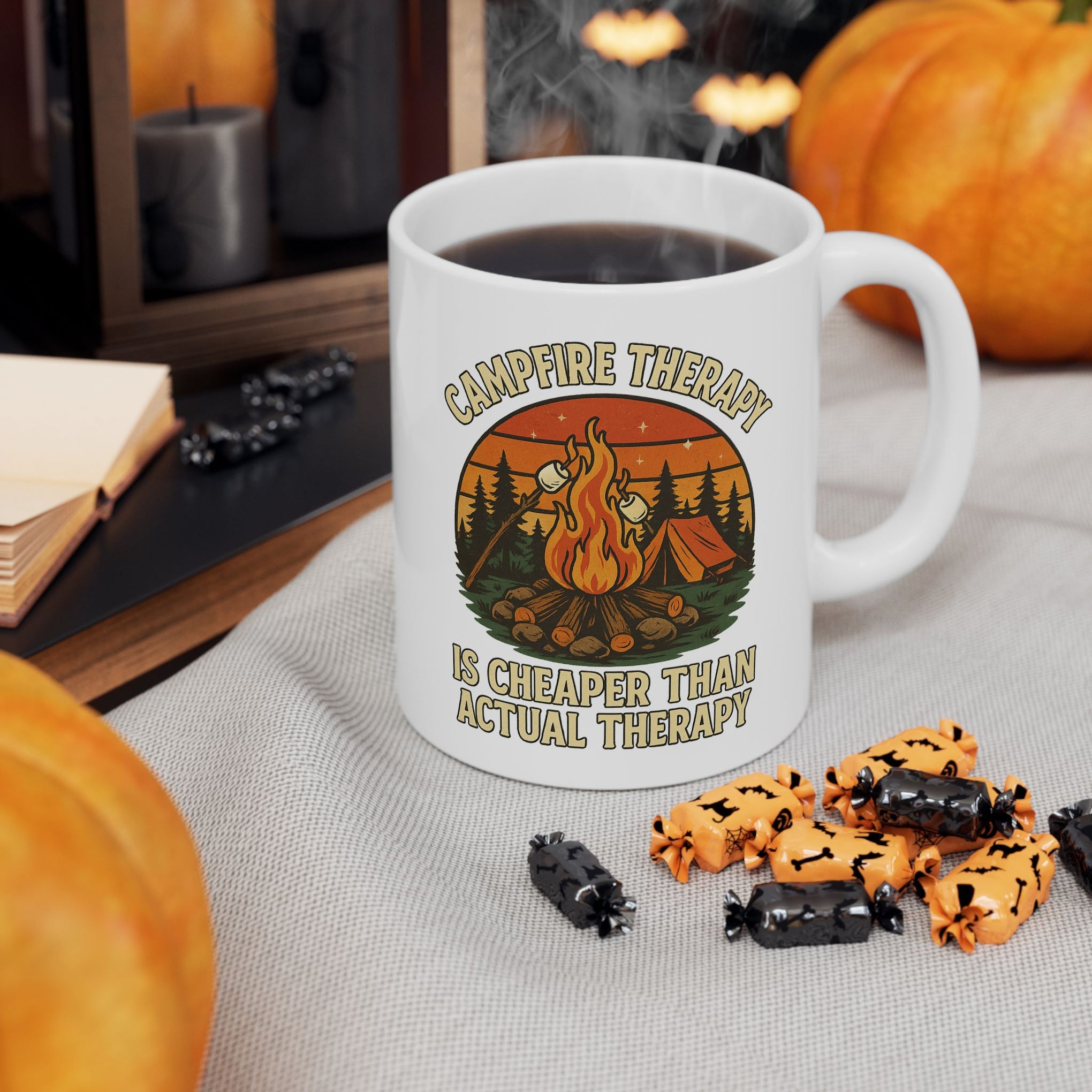 Campfire Therapy Mug