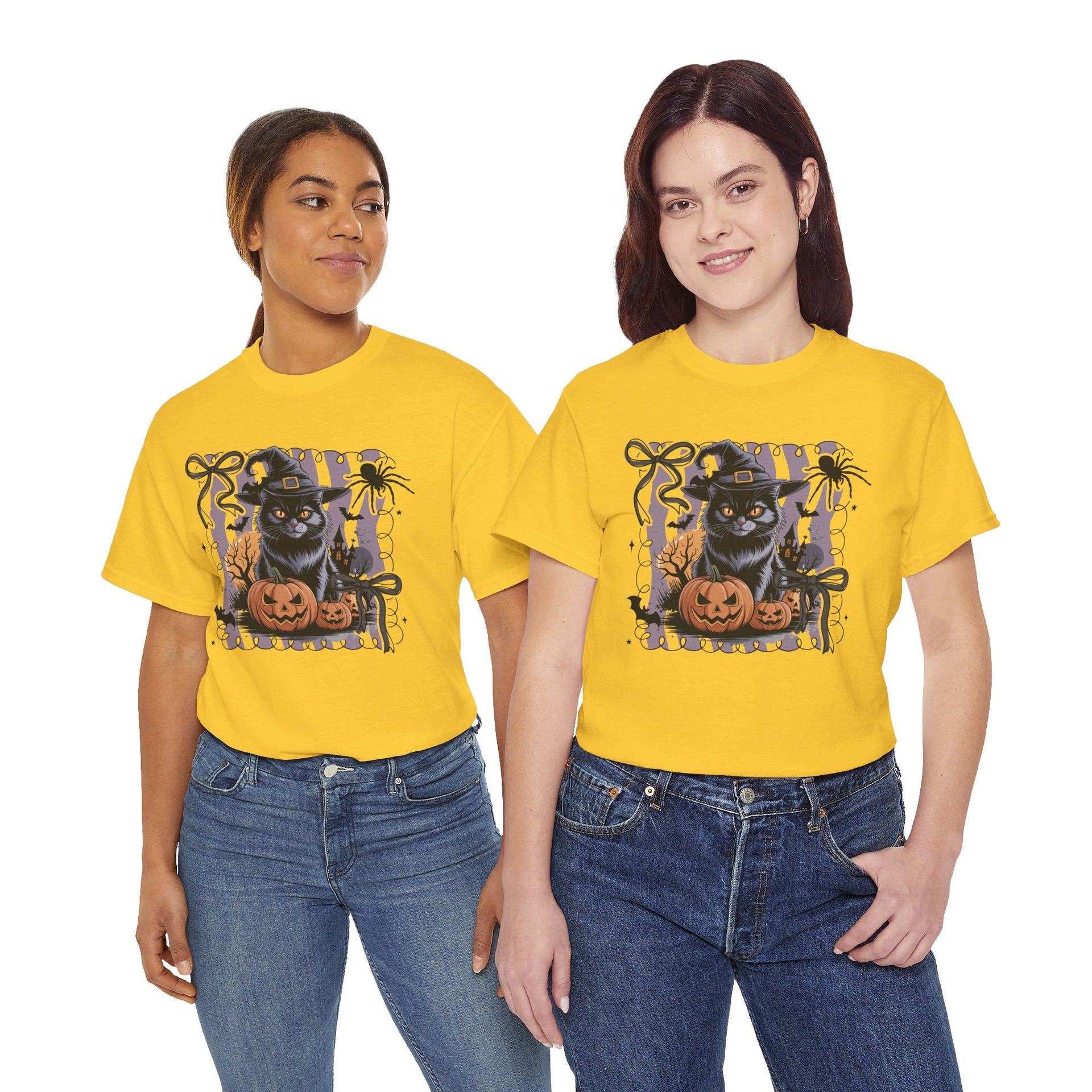 Preppy Black Cat, Retro Halloween shirt