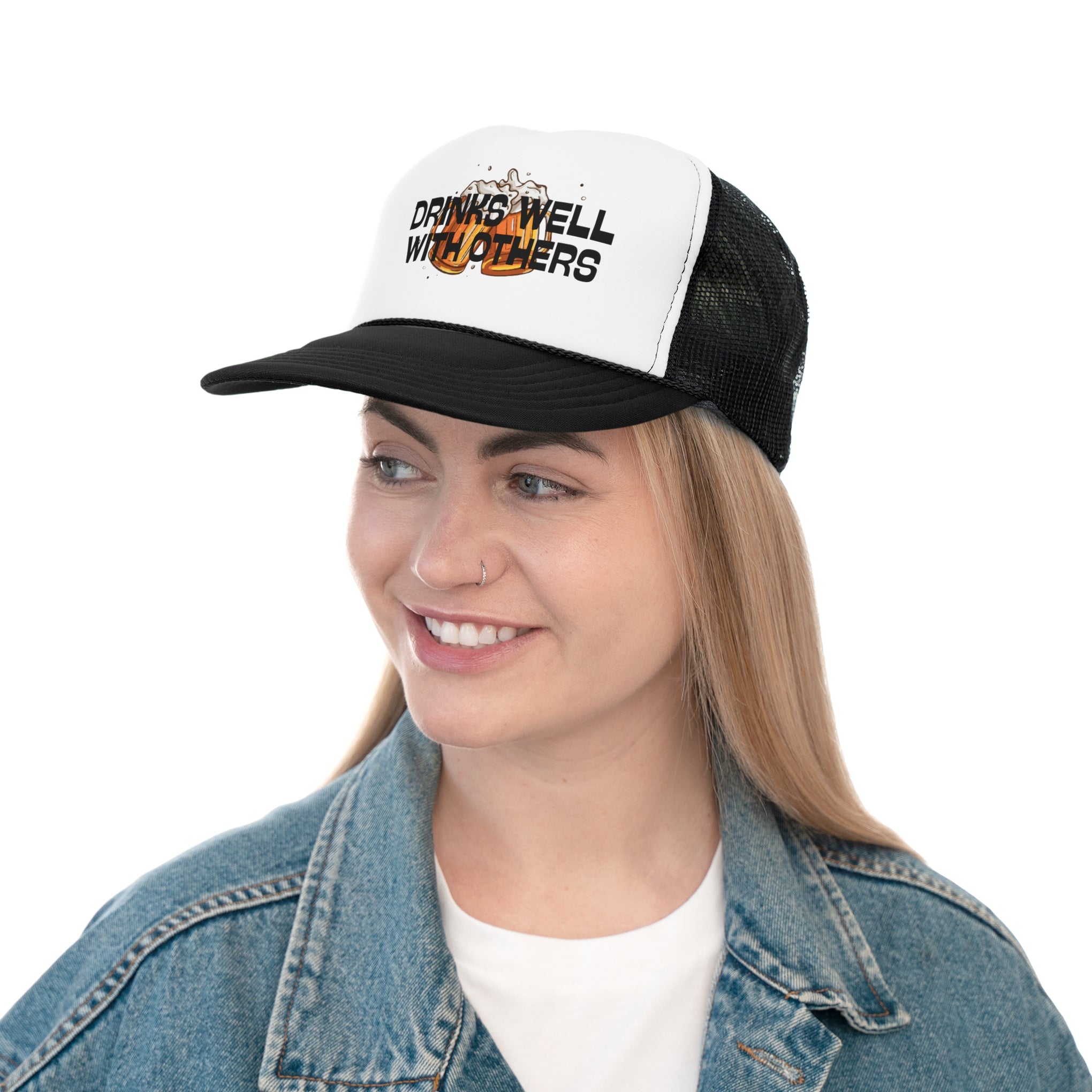 Drinks well with others hat