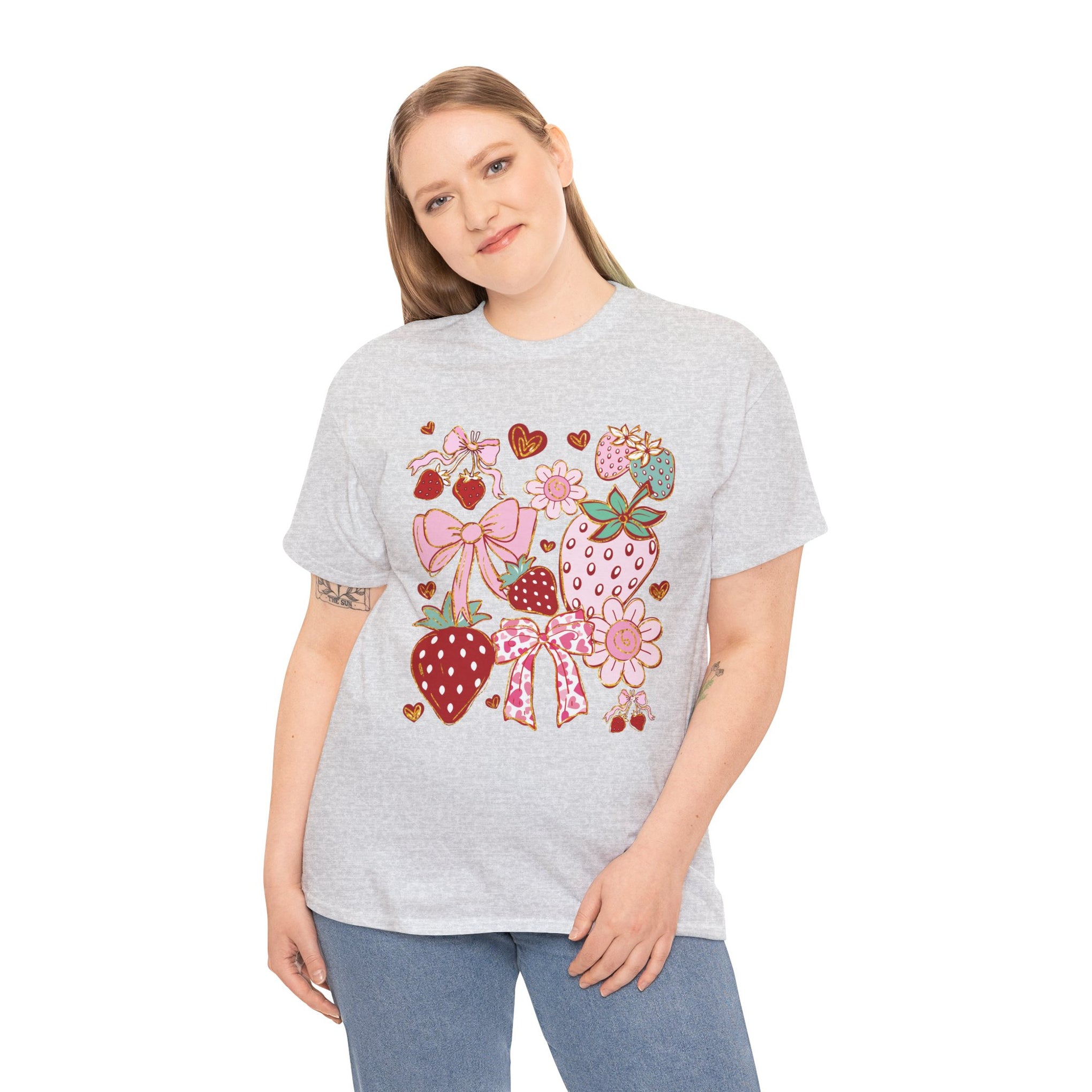 Boho Strawberry Coquette t-shirt