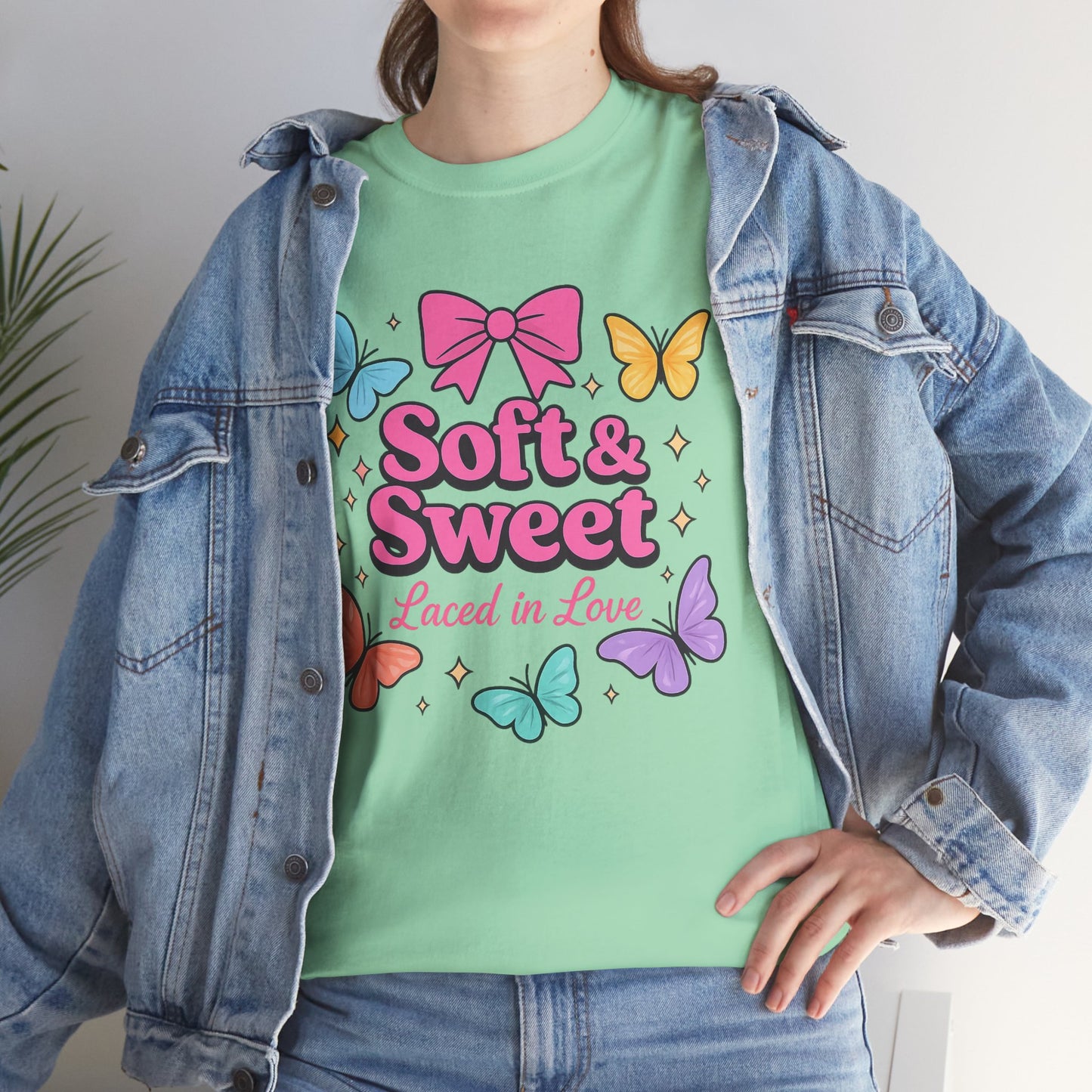 Soft and sweet, laced in love