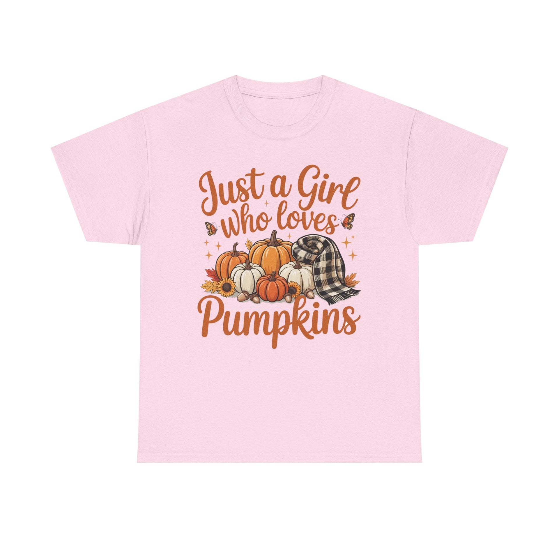 Just a Girl Who Loves Pumpkins, Fall  Shirt, Halloween, Halloween Shirt