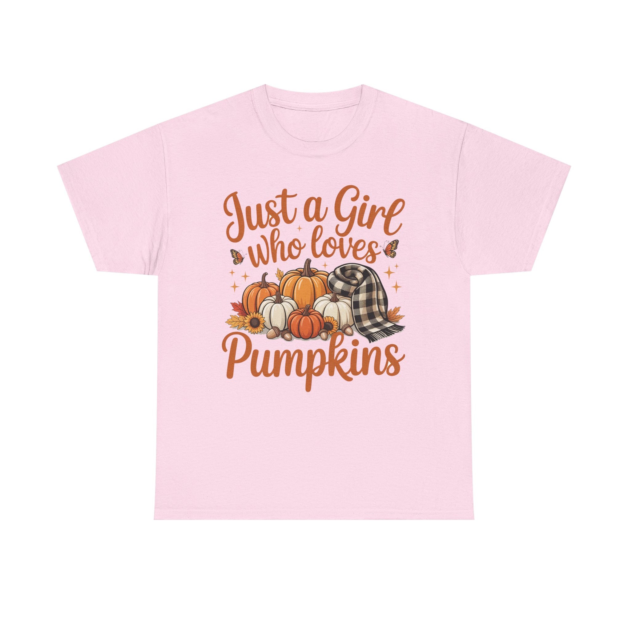 Just a Girl Who Loves Pumpkins, Fall  Shirt, Halloween, Halloween Shirt