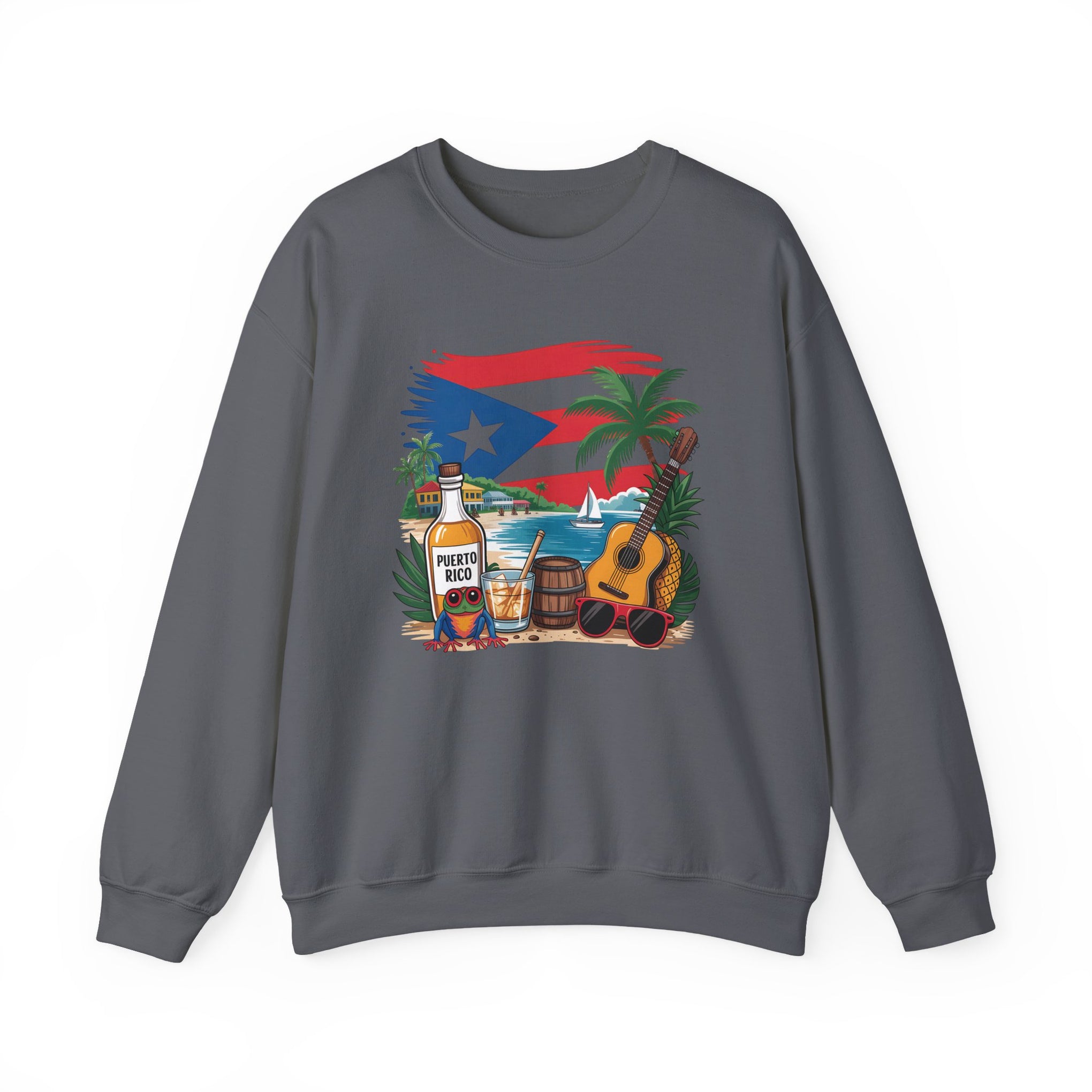 Boricua, Puerto Rico, Coqui Sweatshirt