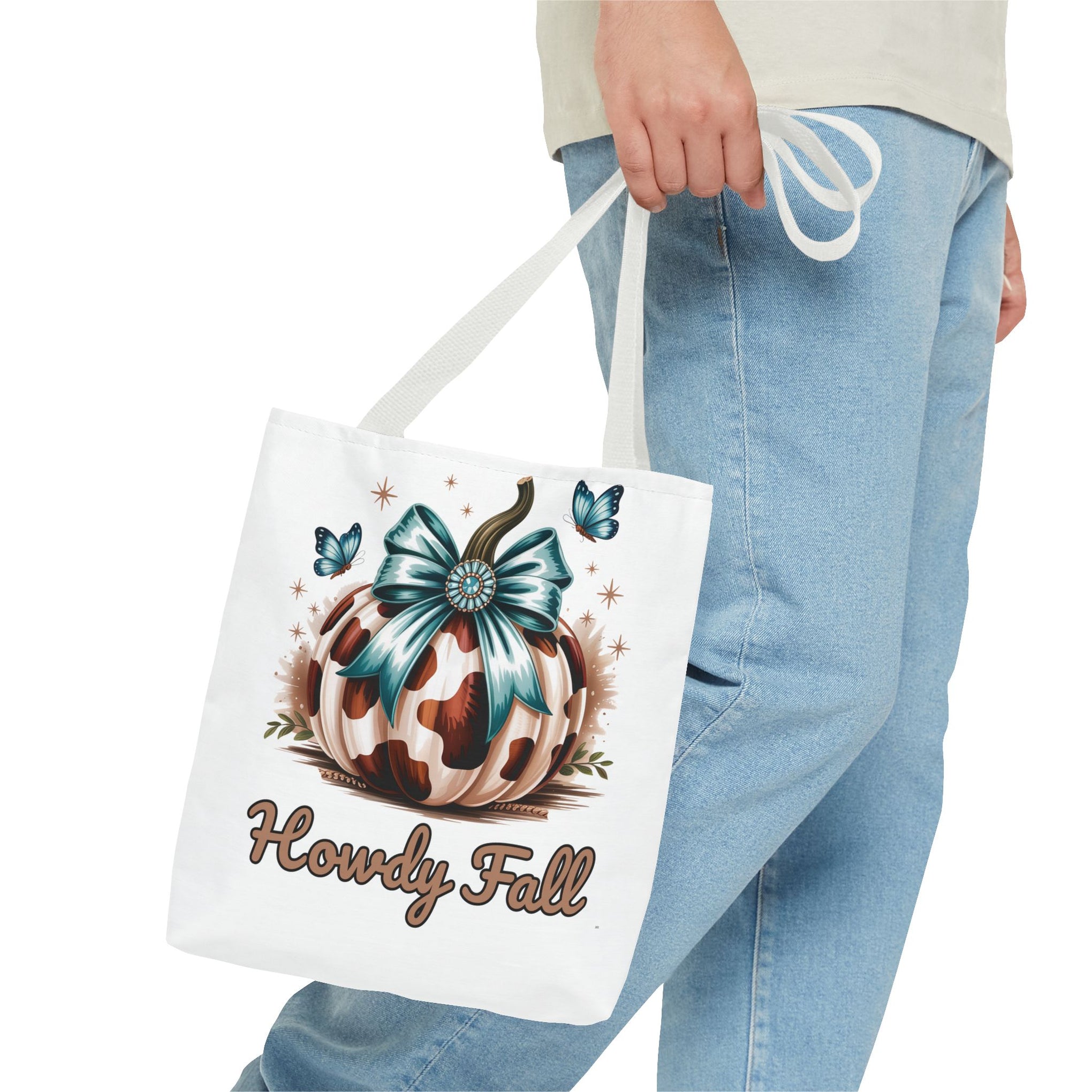 Howdy Fall Western Pumpkin Cowhide Bag
