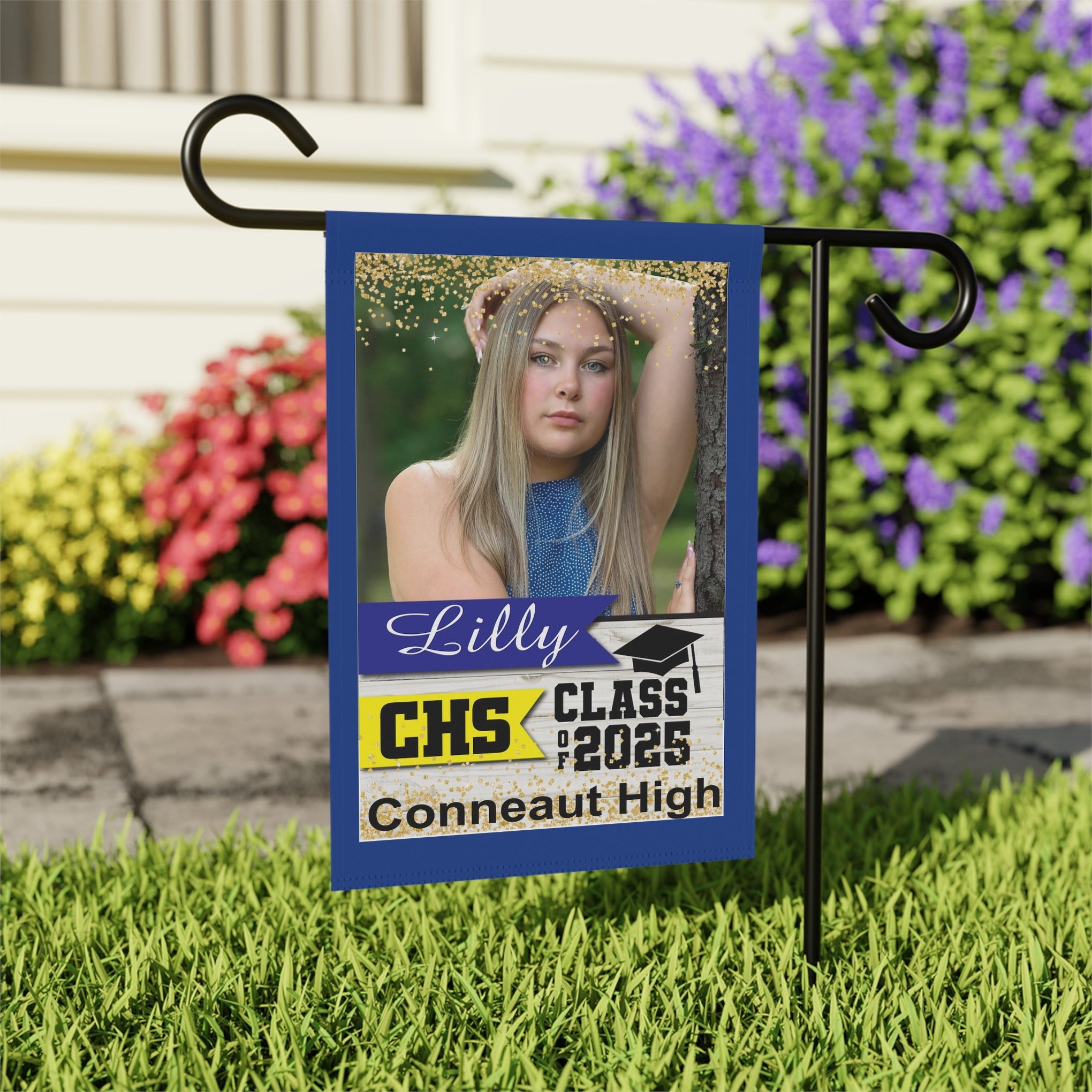 Custom Printed Class of  2025 Congratulations!!!! Order your custom flag   24.5x32