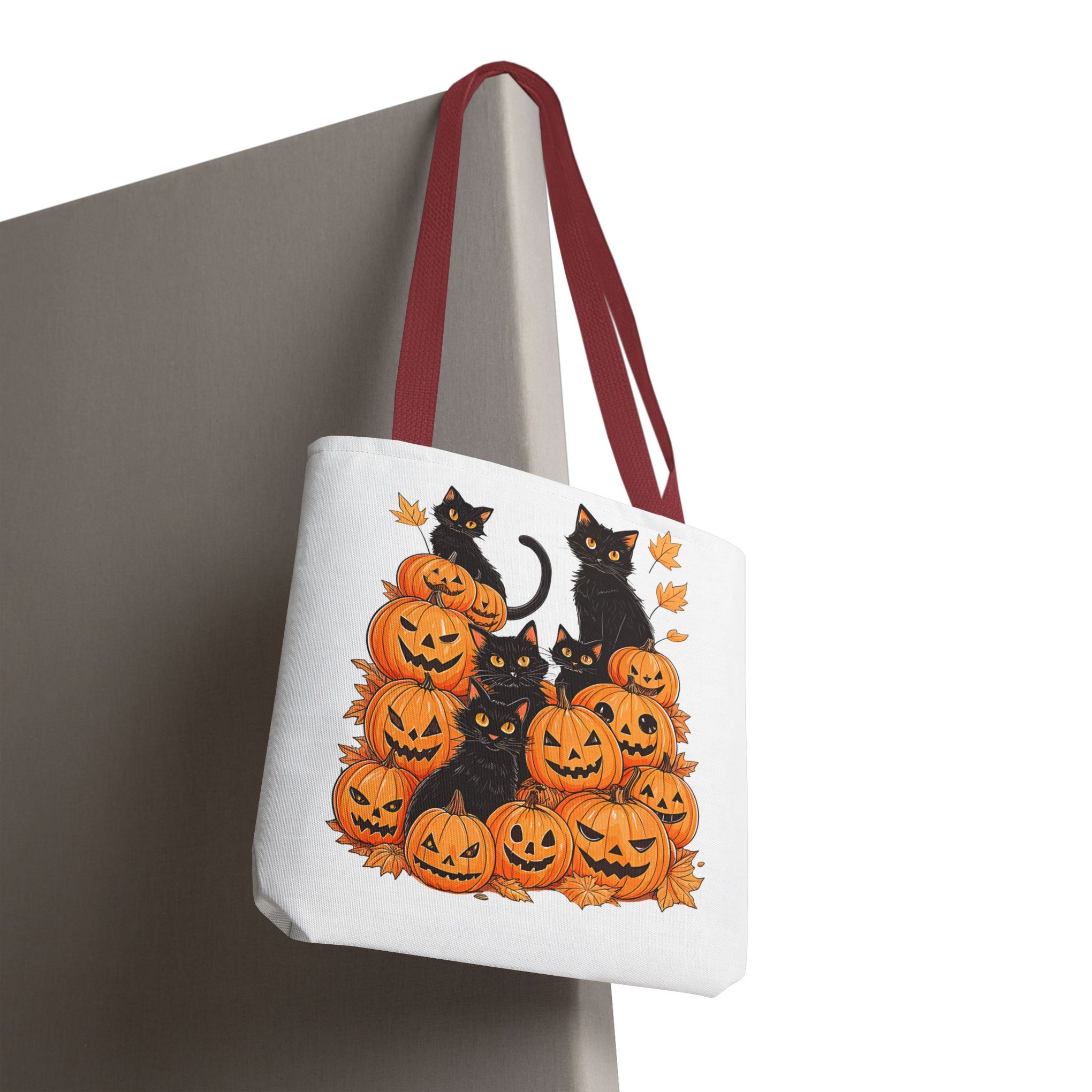 Halloween Black Cat Pumpkin Bag, Cute Halloween Must Halloween, Retro Halloween Bag