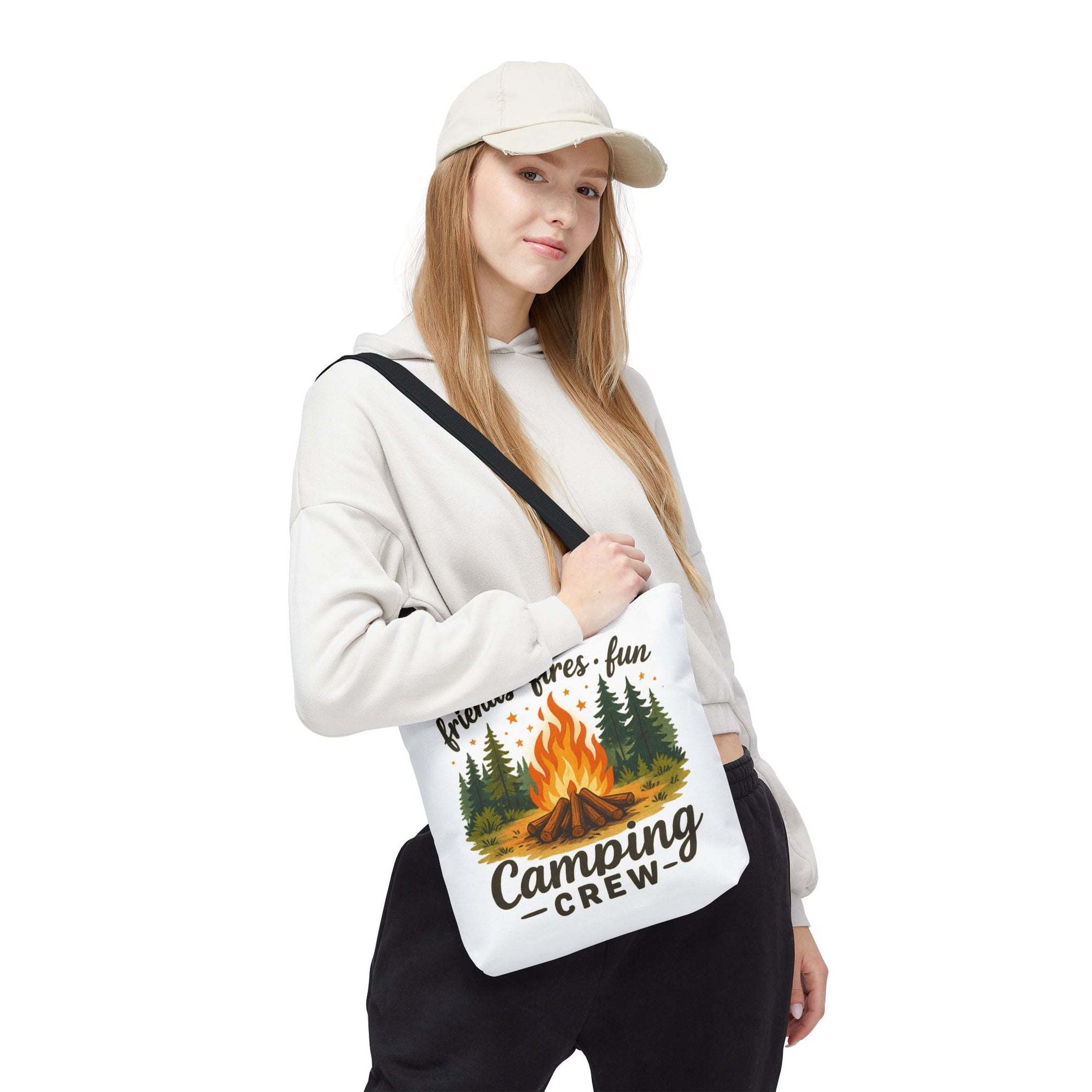 Friends Fire Fun Camping Crew Bag