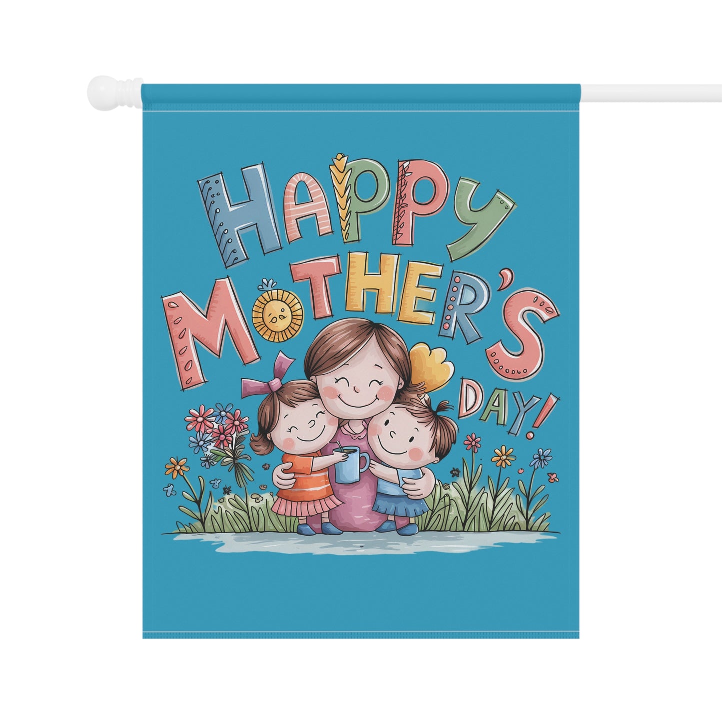 Happy Mother's Day...Whimsical Garden Banner, Playful Outdoor Sign, Dragon Decoration, Unique Yard Art, Sarcastic Home Décor, Garden Humor