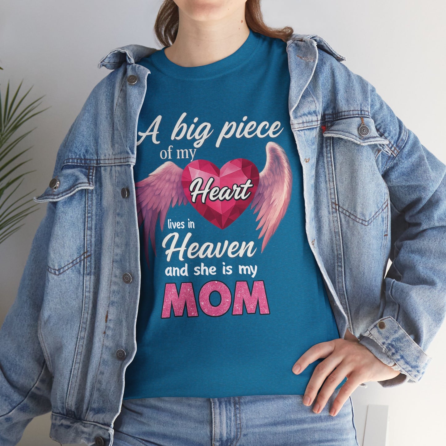 A Big Piece Of My Heart Lives In Heaven And She Is My Mom