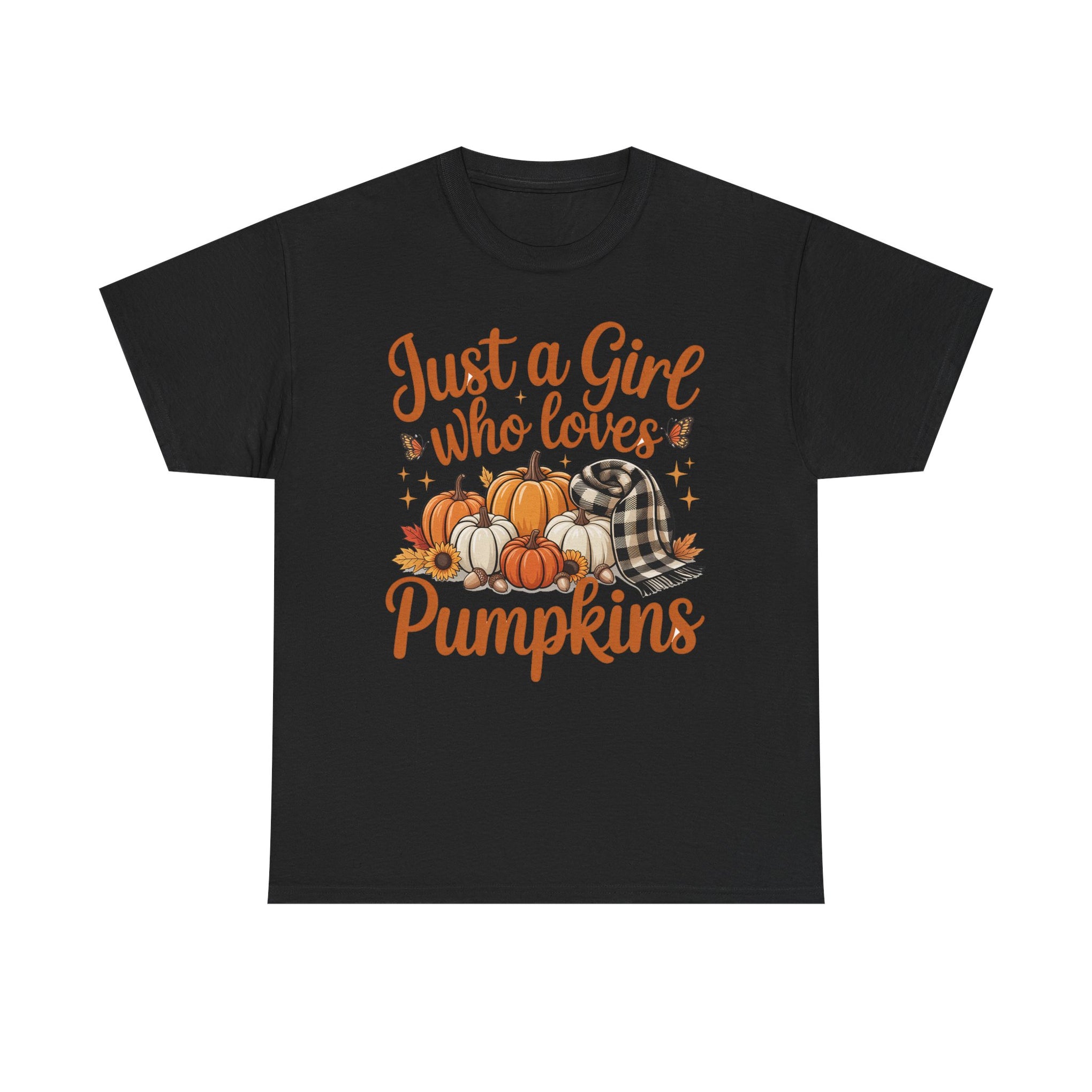 Just a Girl Who Loves Pumpkins, Fall  Shirt, Halloween, Halloween Shirt