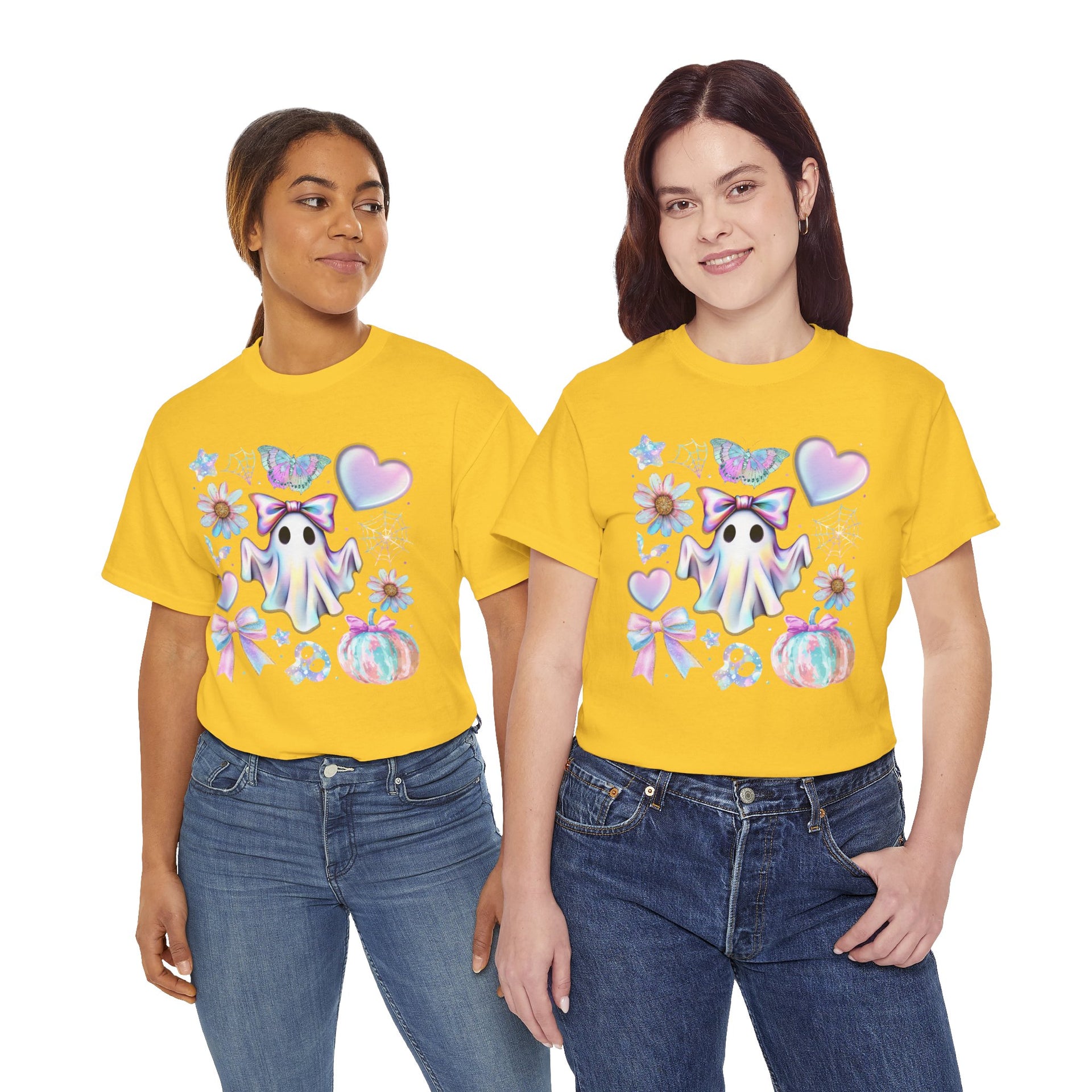 Girly Halloween Ghost, Floral Ghost Shirt