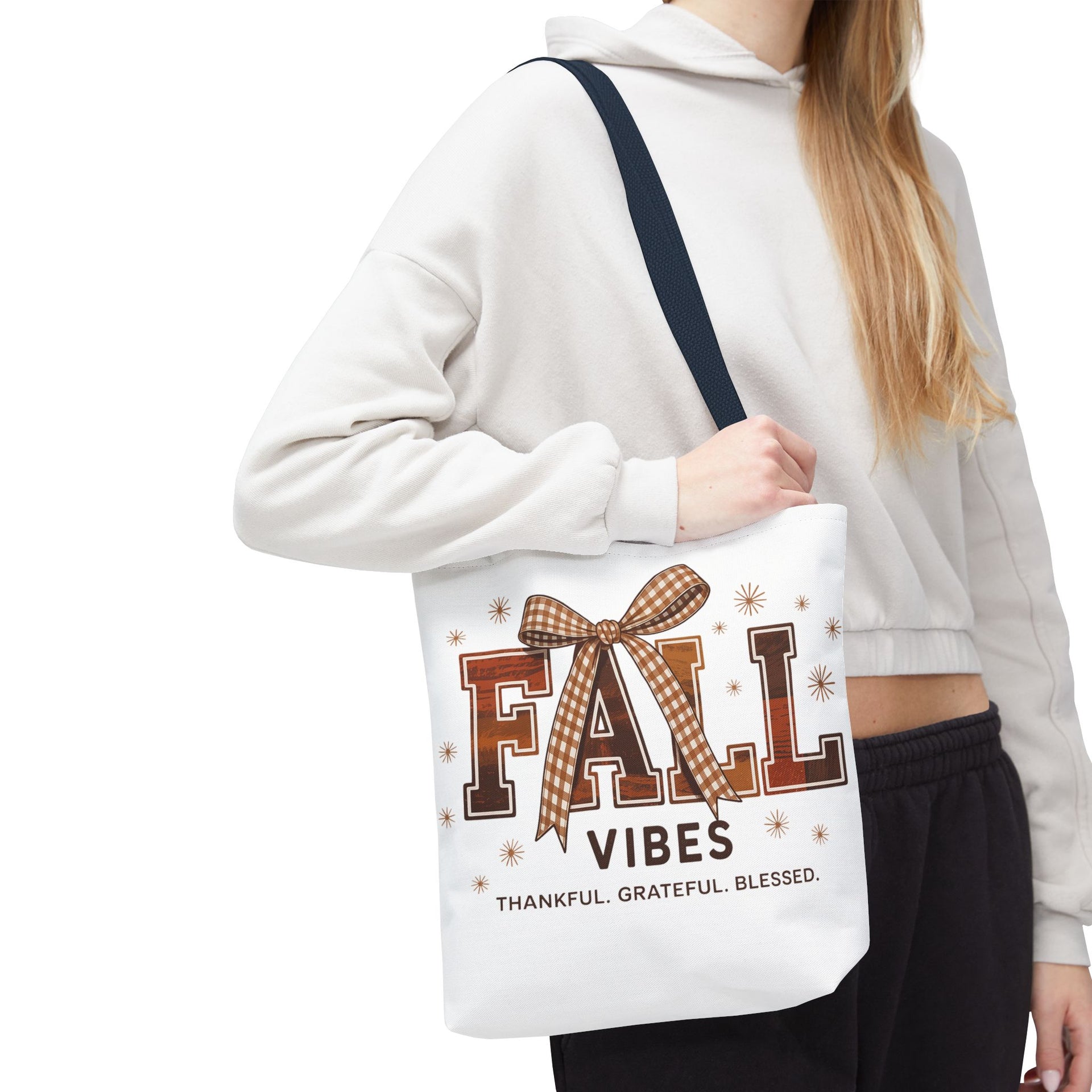Fall Vibes, Thankful - Grateful - Blessed, Fall Bag, Halloween Shirt, Halloween Bag, Cute Halloween Must Halloween, Retro Halloween Bag
