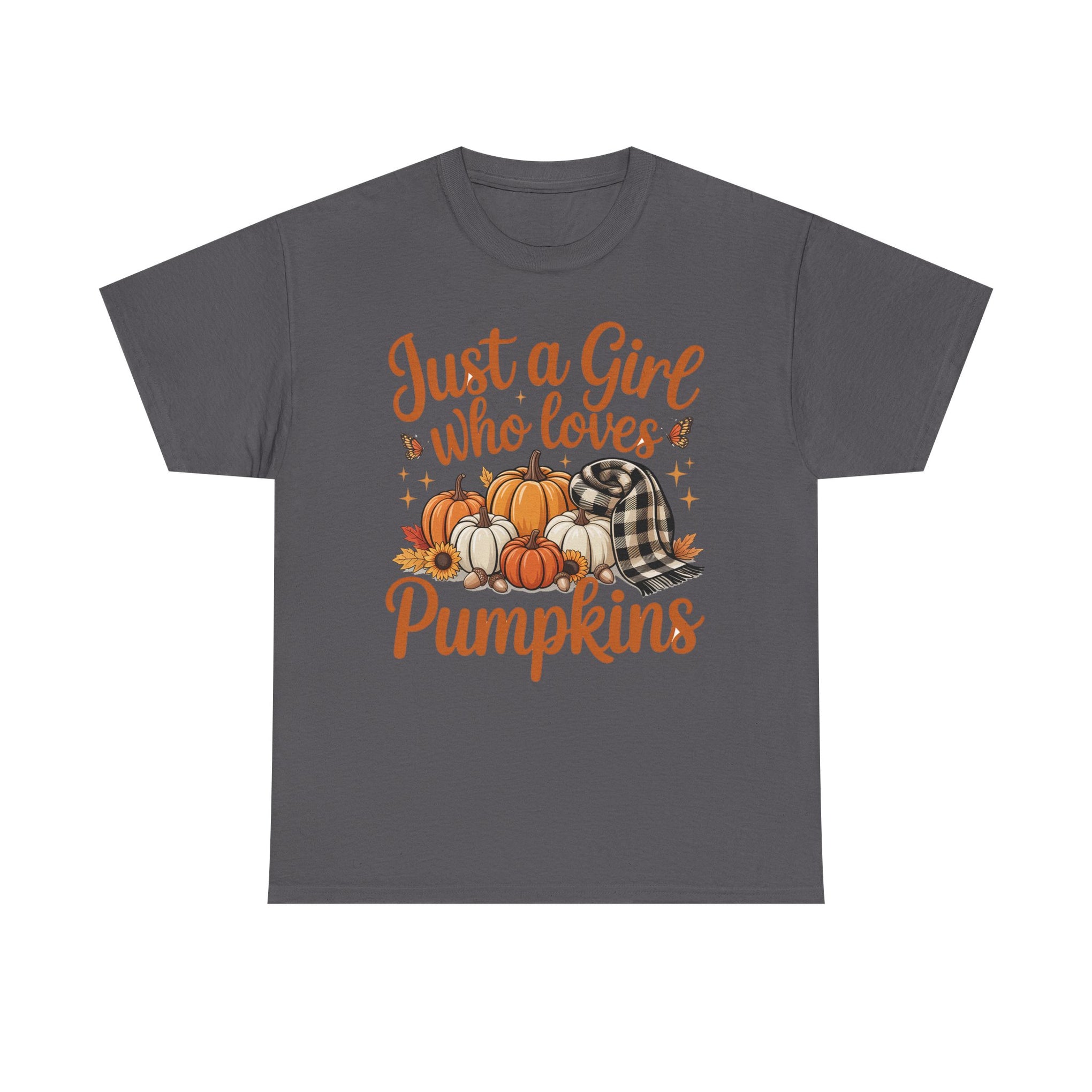 Just a Girl Who Loves Pumpkins, Fall  Shirt, Halloween, Halloween Shirt