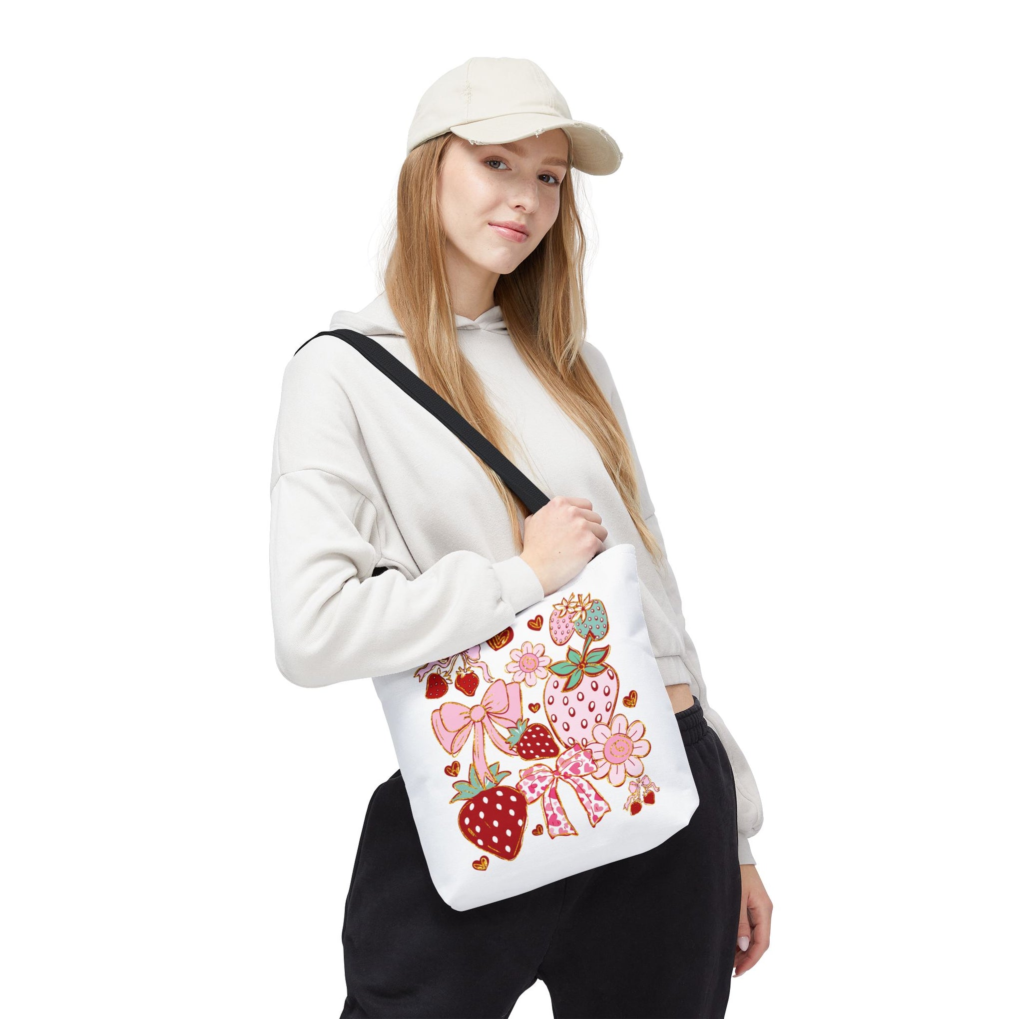 Boho Strawberry Coquette Bag