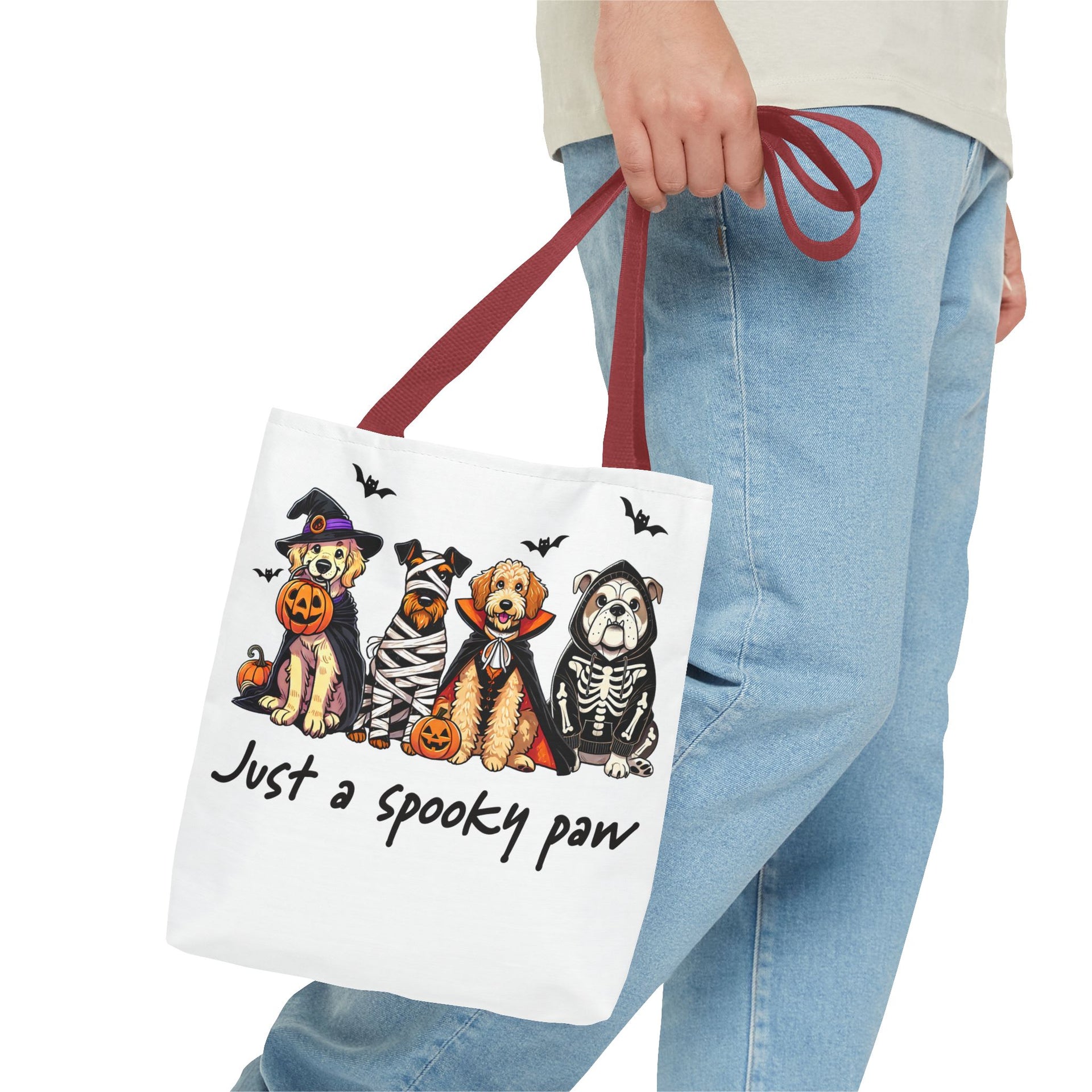 Halloween Dog Just a Spooky Paw Bag