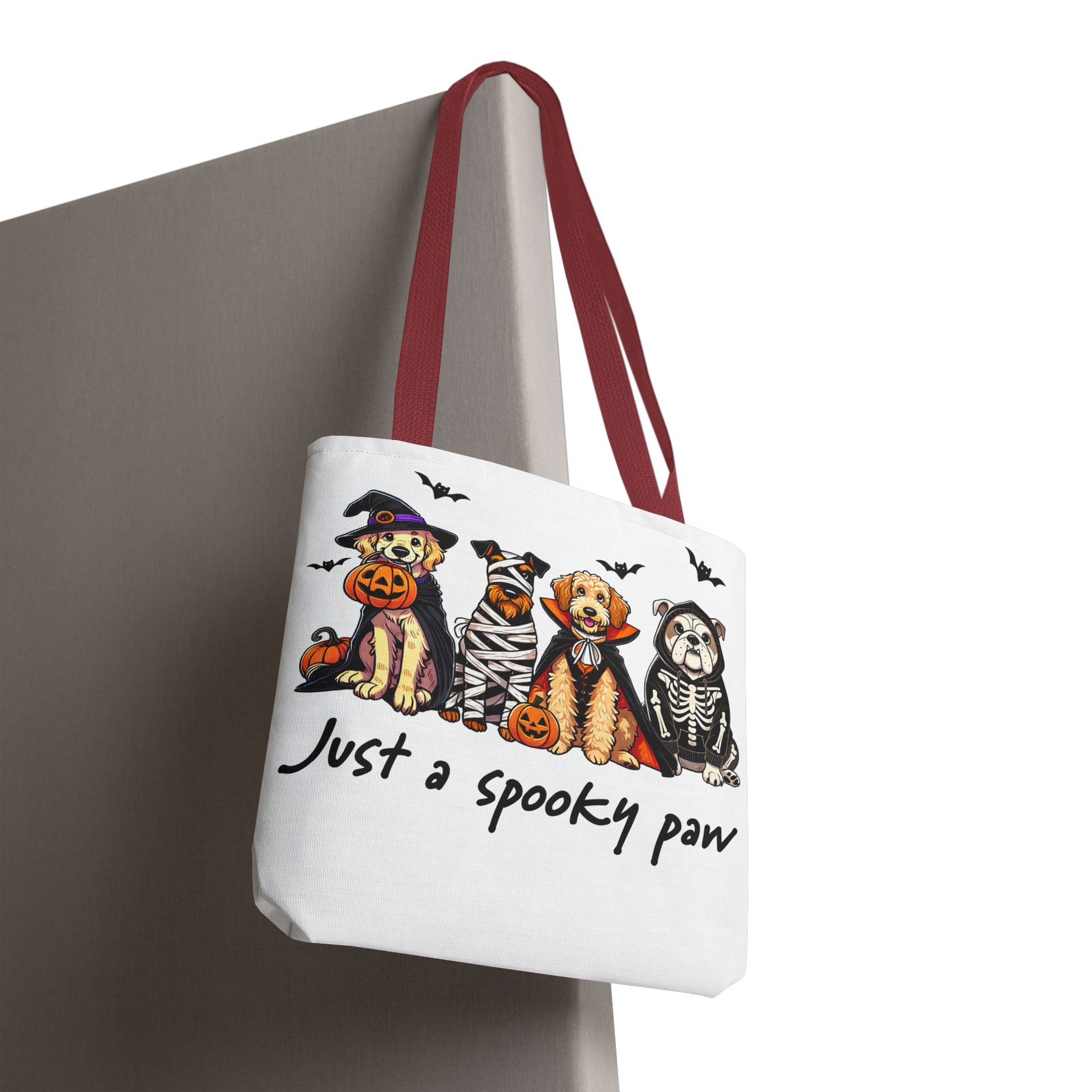 Halloween Dog Just a Spooky Paw Bag