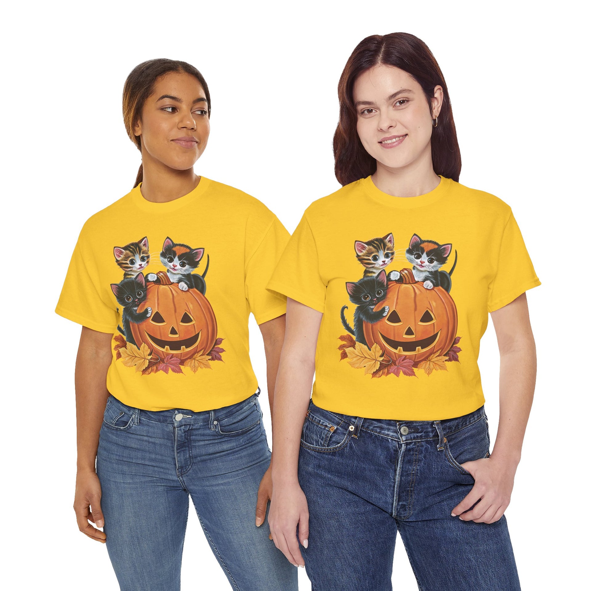 Cute Kittens Halloween Pumpkin, Halloween Shirt