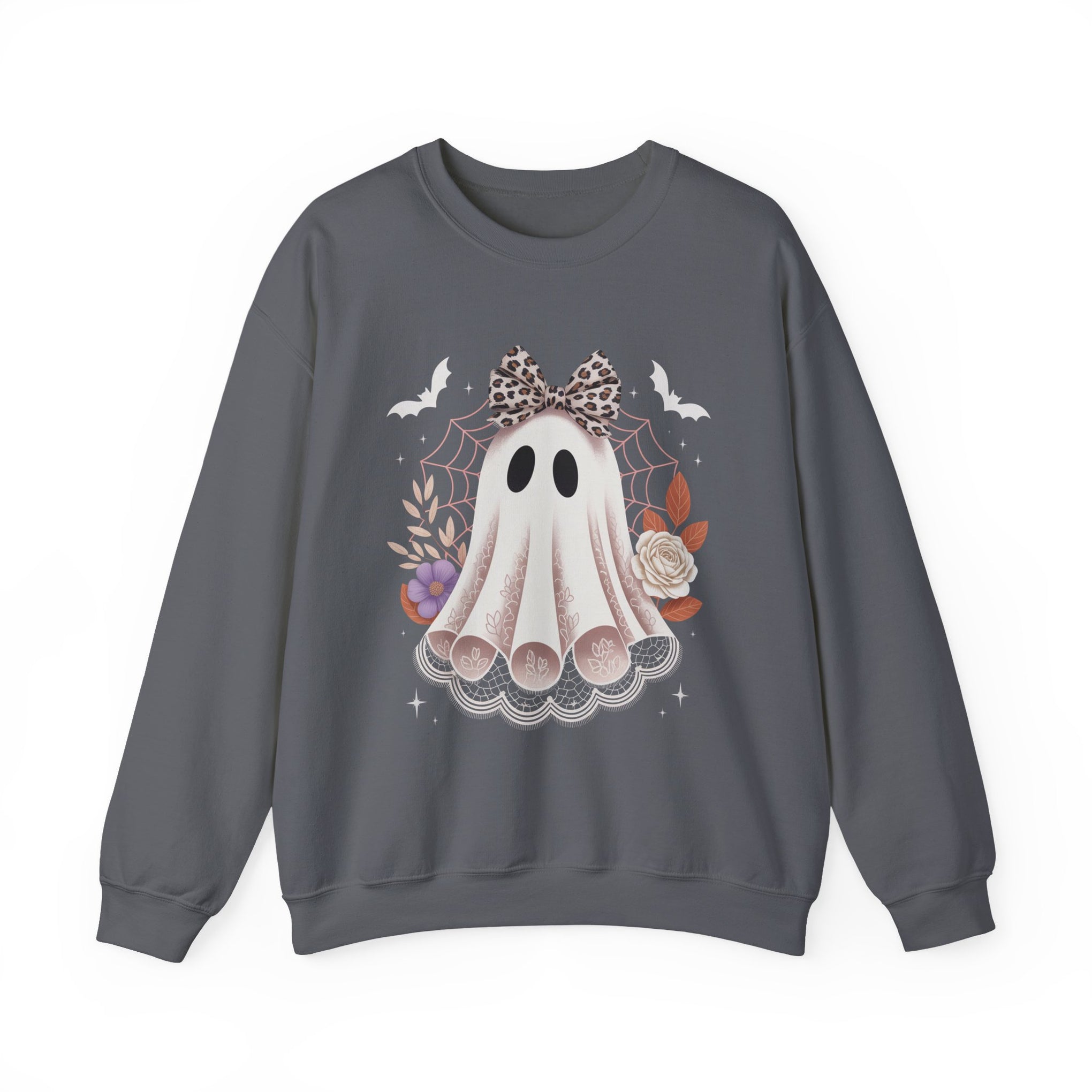 Spooky Season, Coquette Ghost Sweatshirt, Halloween Sweatshirt