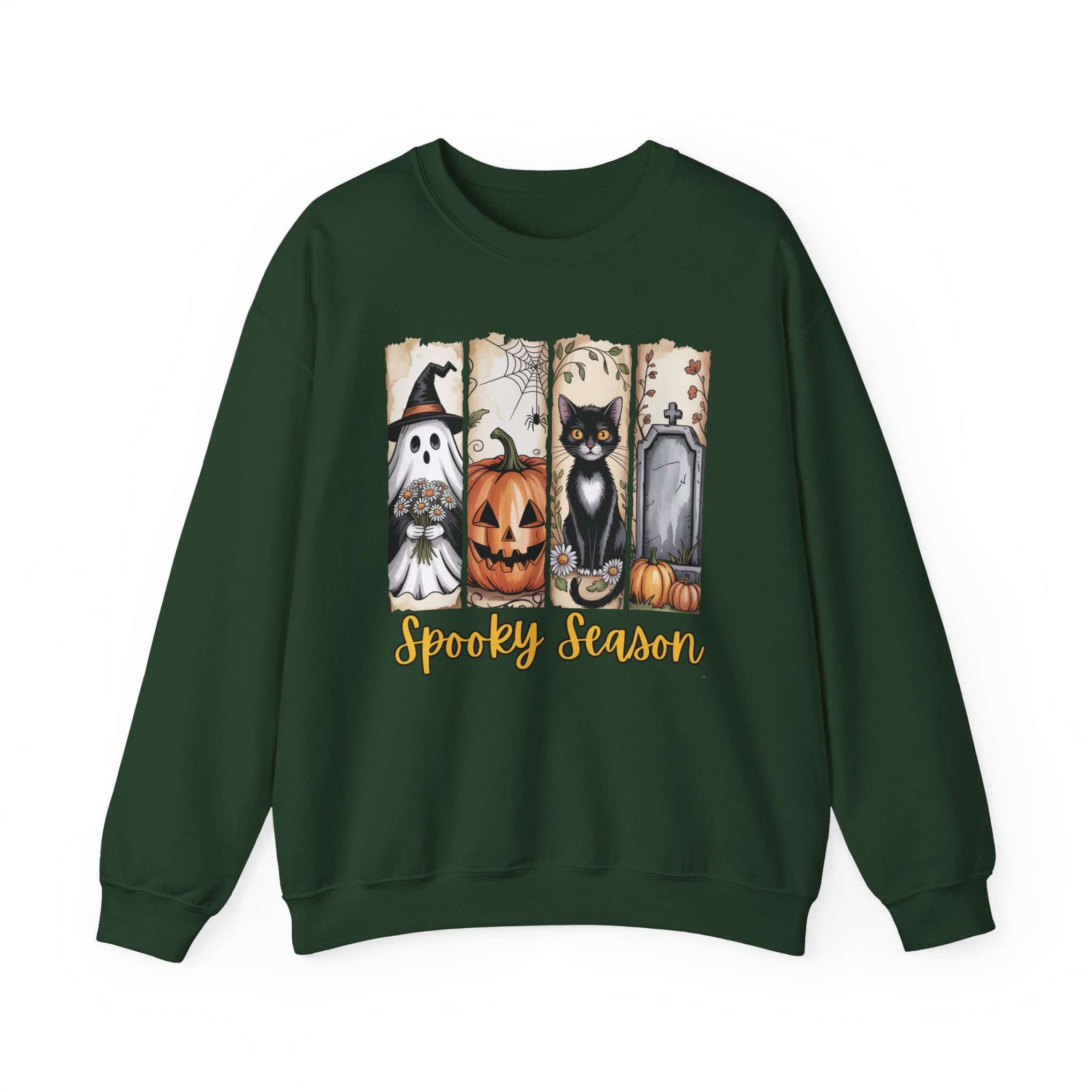 Spooky Season, Brushstroke Halloween, Cozy Sweatshirt, Halloween Sweatshirt