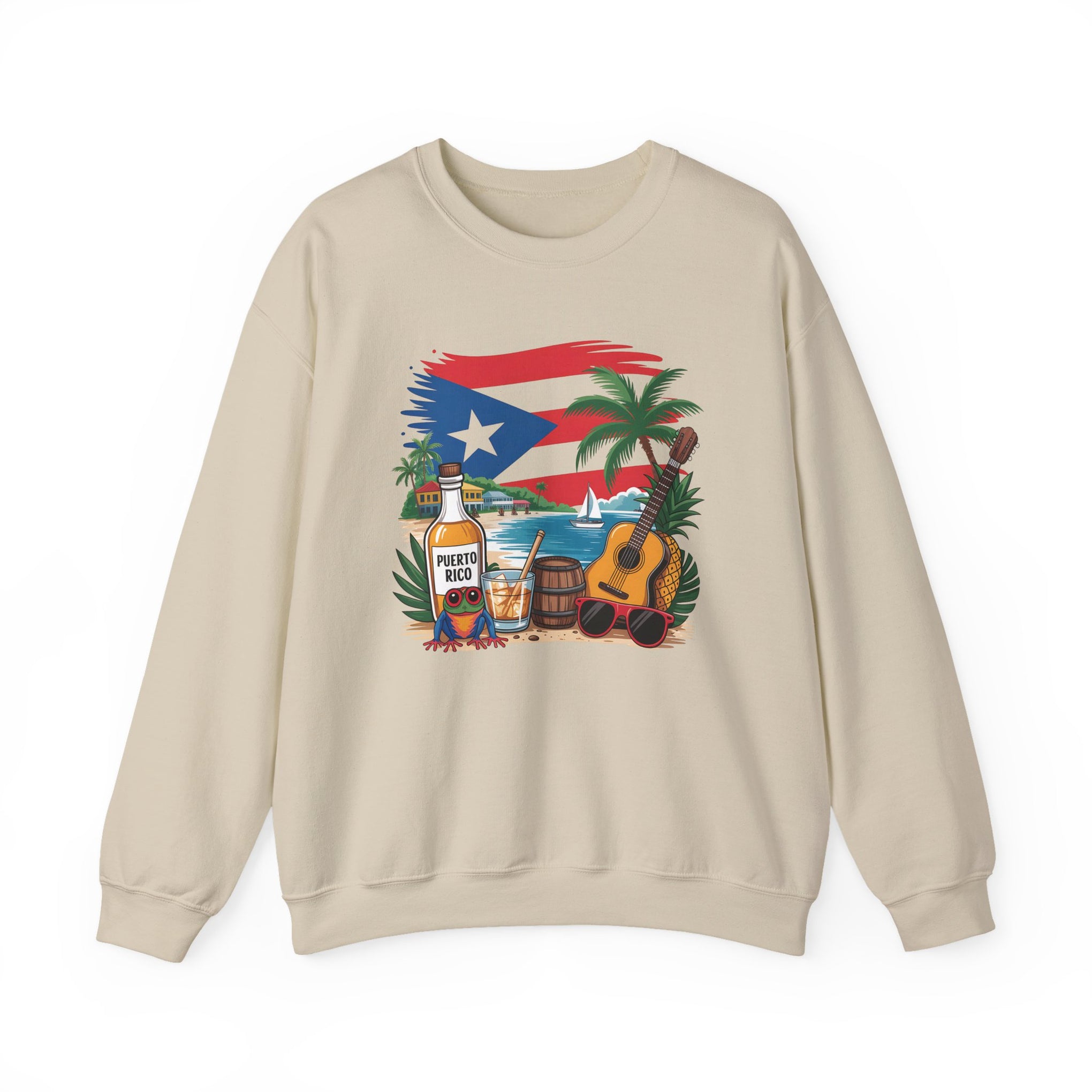 Boricua, Puerto Rico, Coqui Sweatshirt