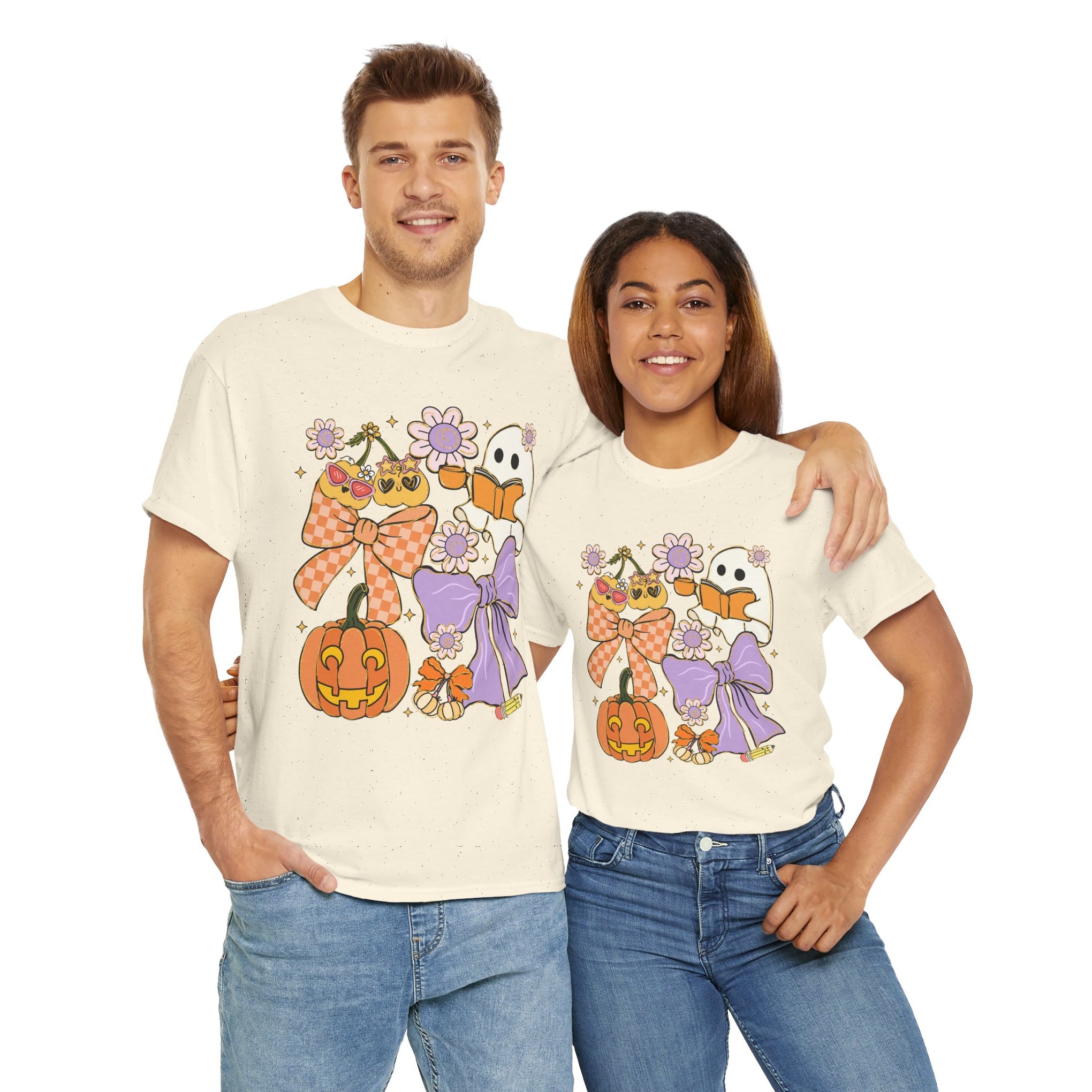 Spooky Teacher Halloween Coquette T-Shirt