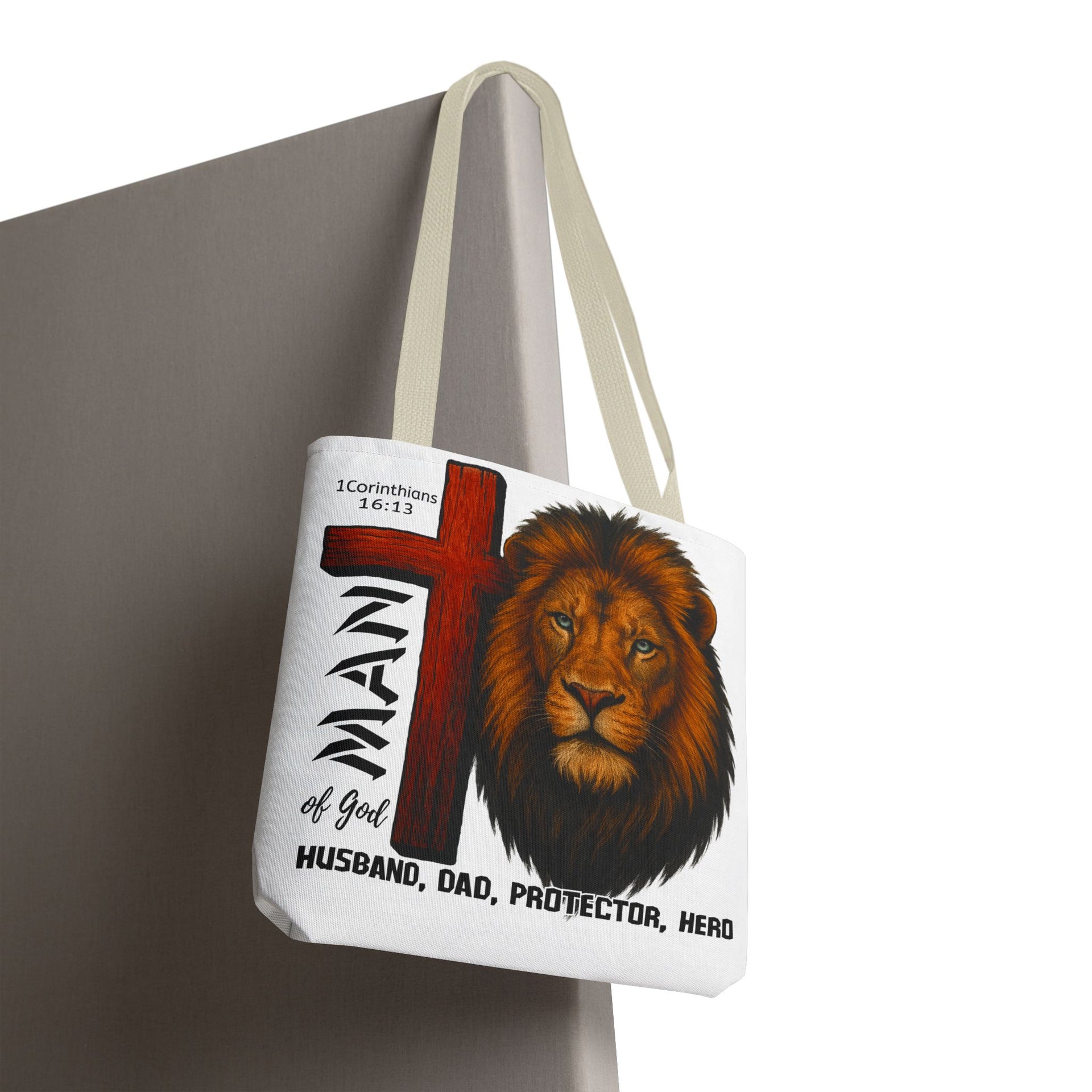 Man of god, Husband, Dad, Protector, Hero Summer bag
