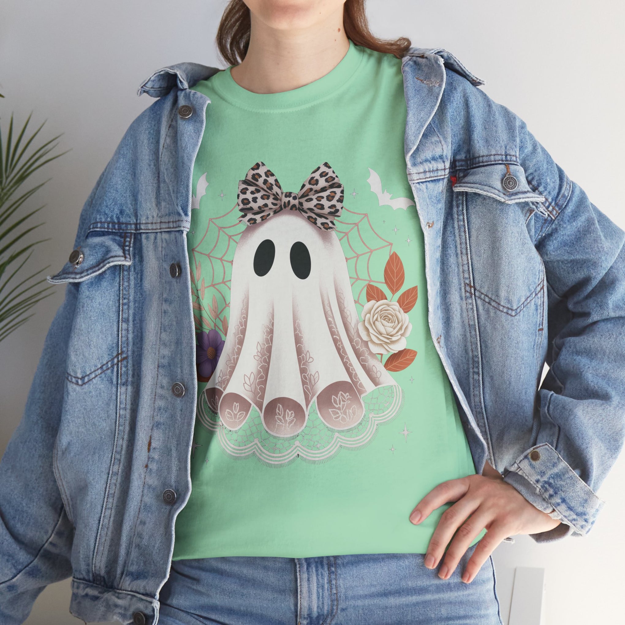 Spooky Season, Coquette Ghost Shirt, Halloween, Halloween Shirt
