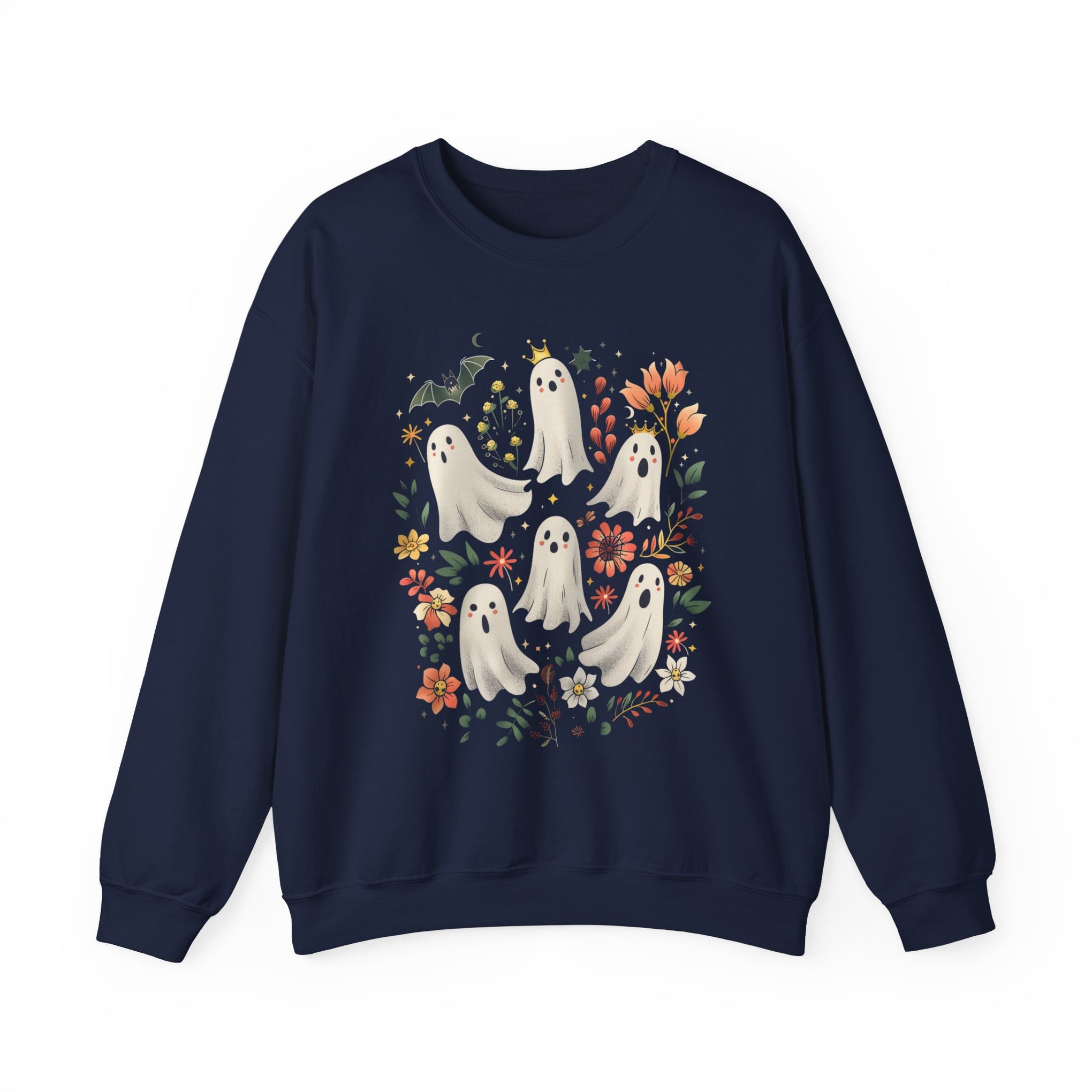 Ghost Spooky Season Pumpkin Halloween Sweatshirt, Halloween Sweatshirt