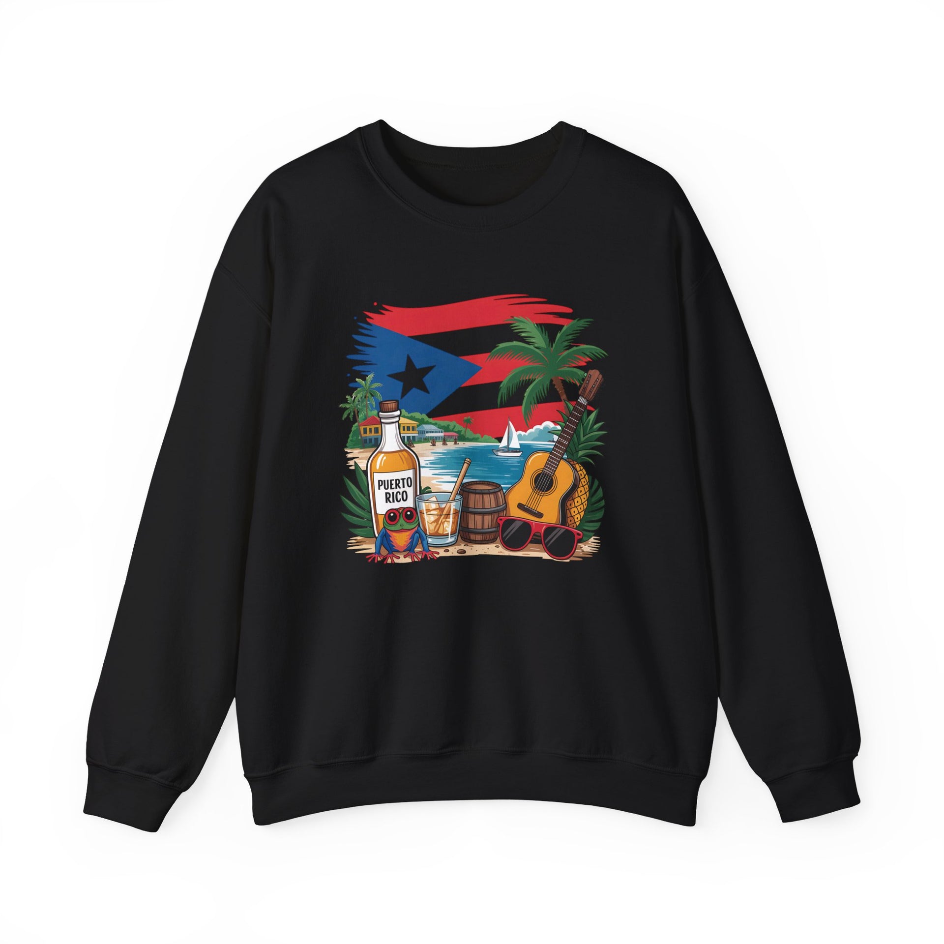 Boricua, Puerto Rico, Coqui Sweatshirt
