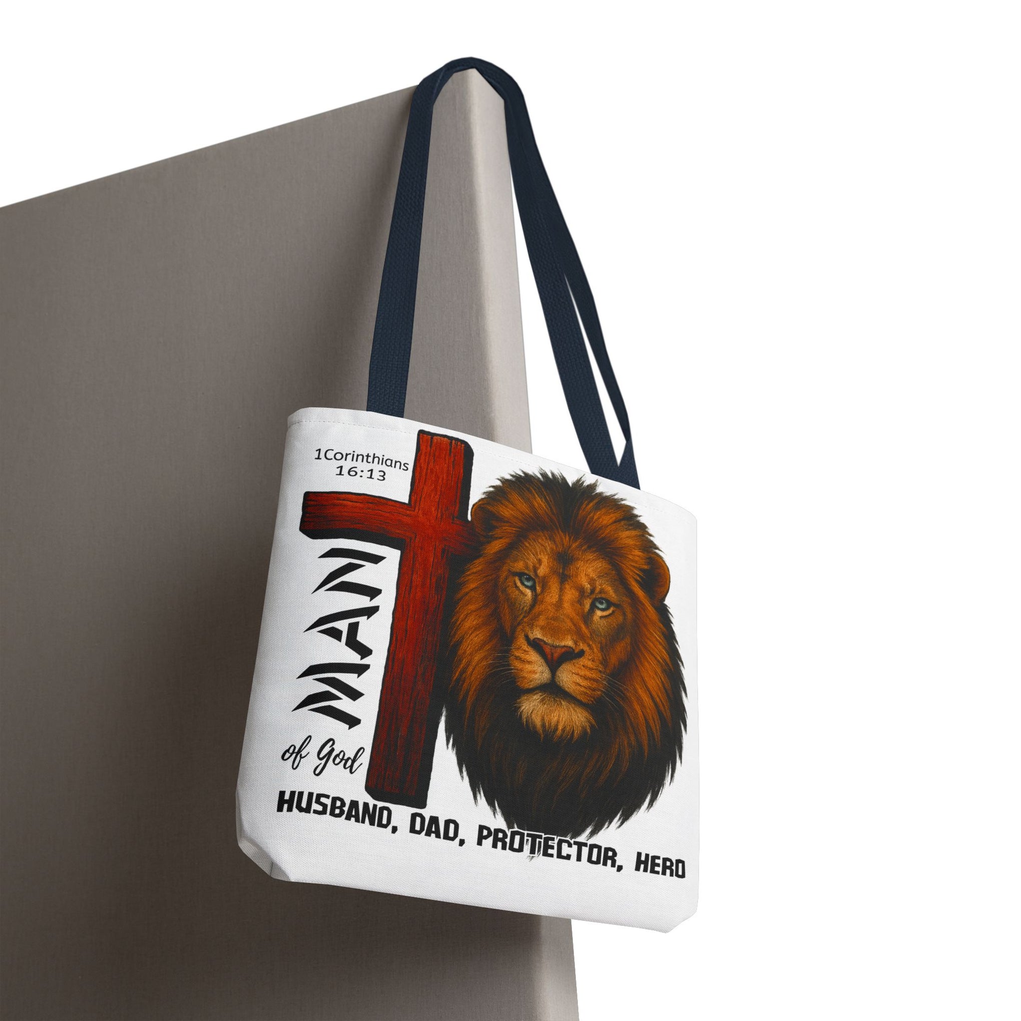 Man of god, Husband, Dad, Protector, Hero Summer bag