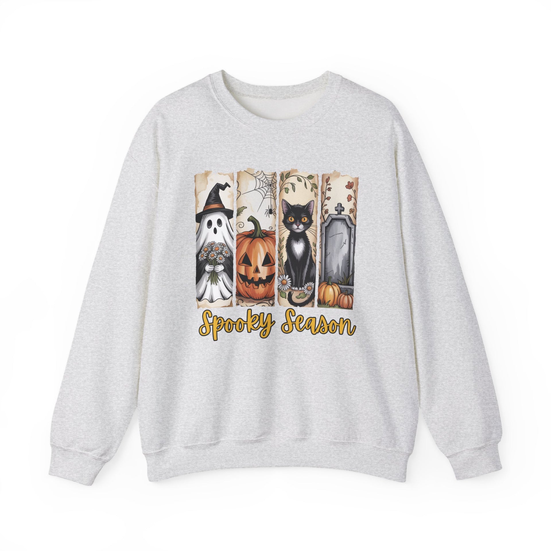 Spooky Season, Brushstroke Halloween, Cozy Sweatshirt, Halloween Sweatshirt