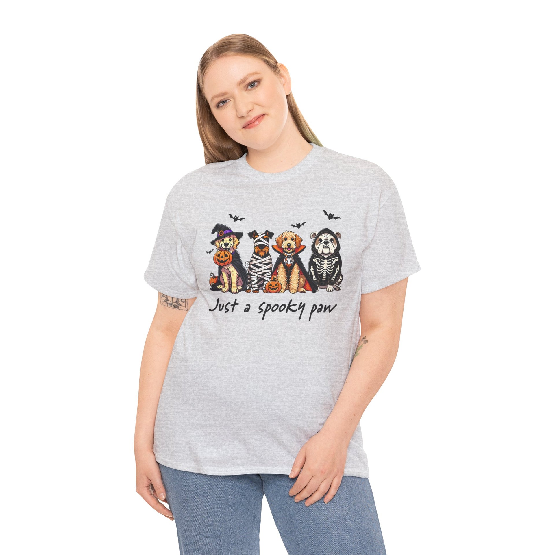 Just a Spooky Paw | Funny Halloween Dog Shirt