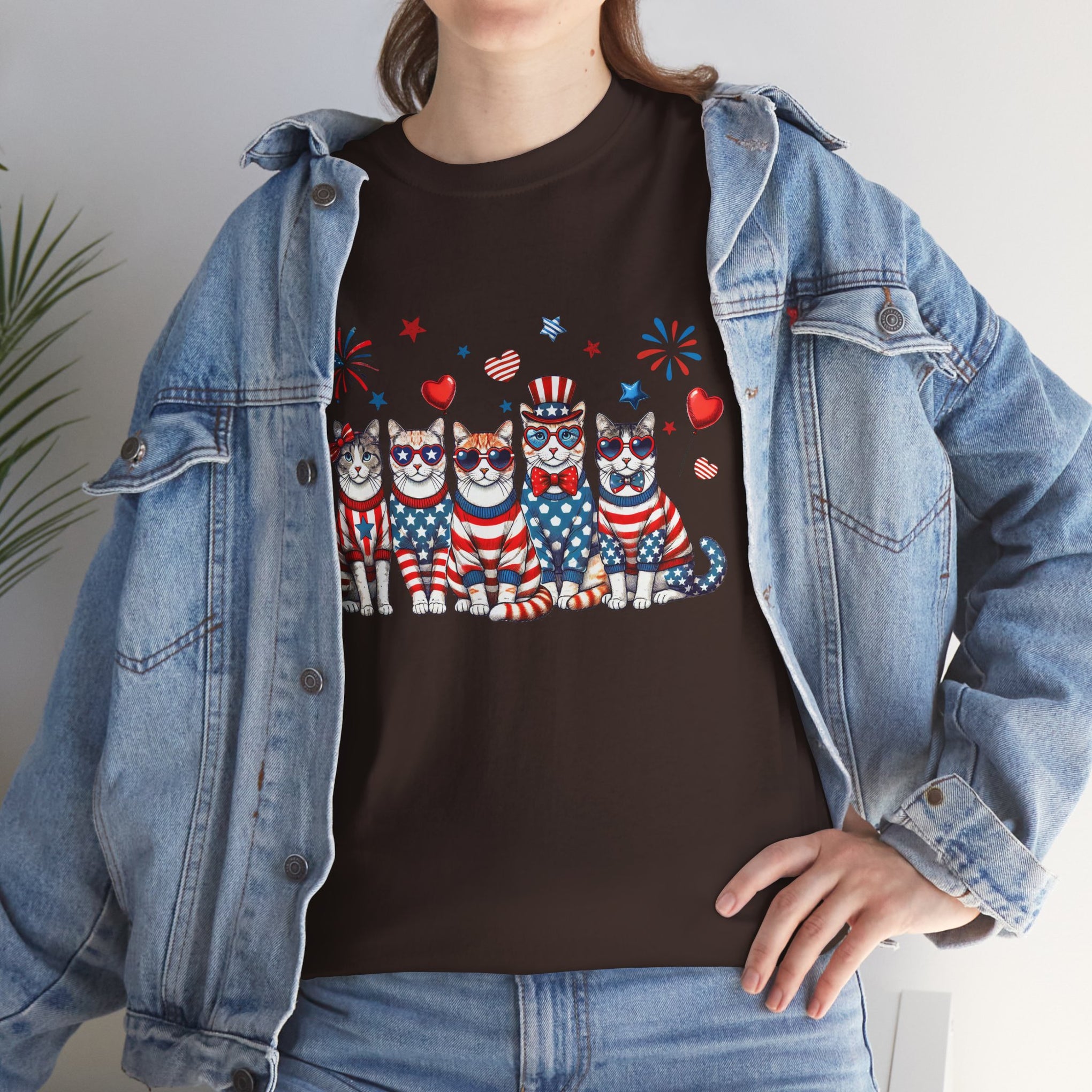 4th of July Patriotic Cat Design