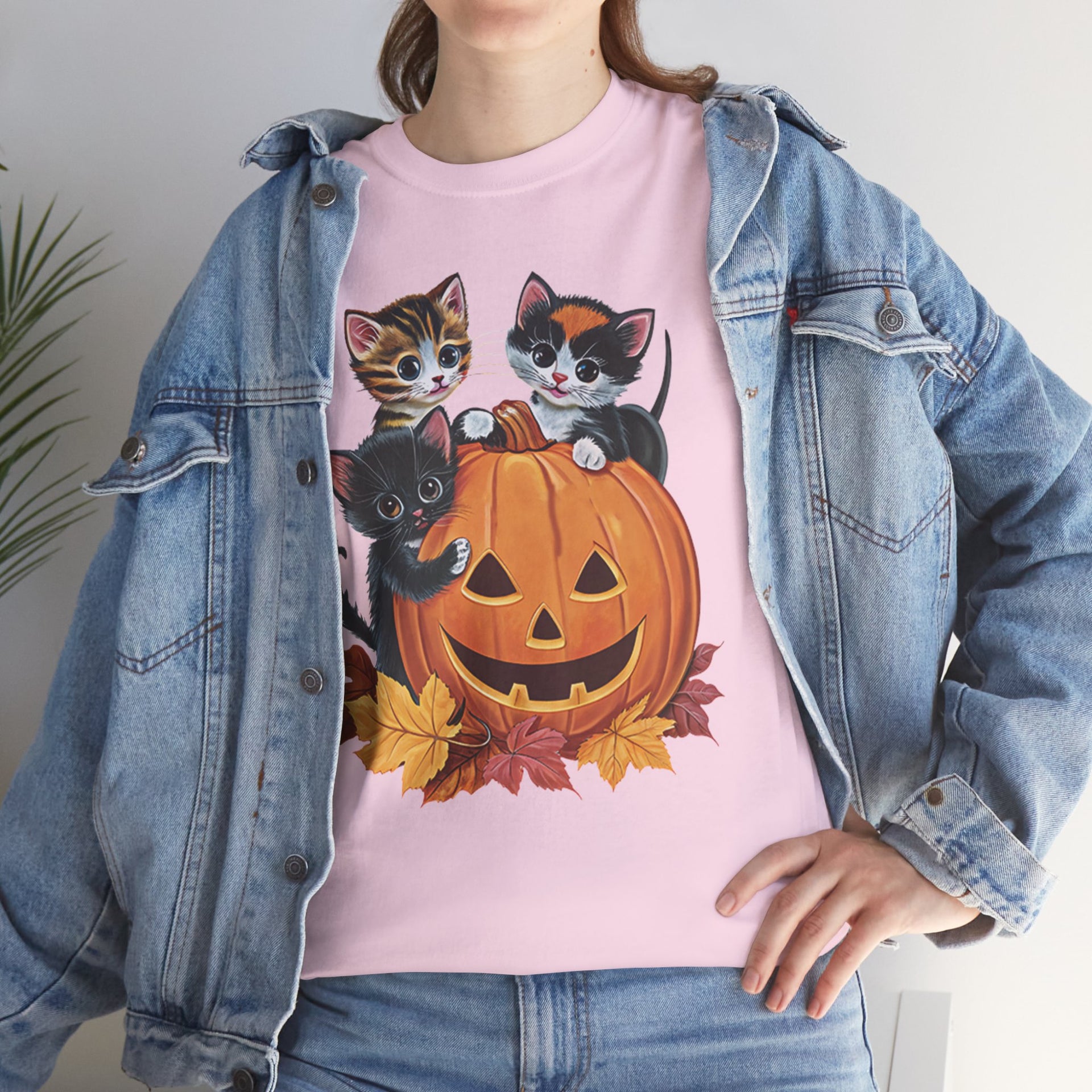 Cute Kittens Halloween Pumpkin, Halloween Shirt