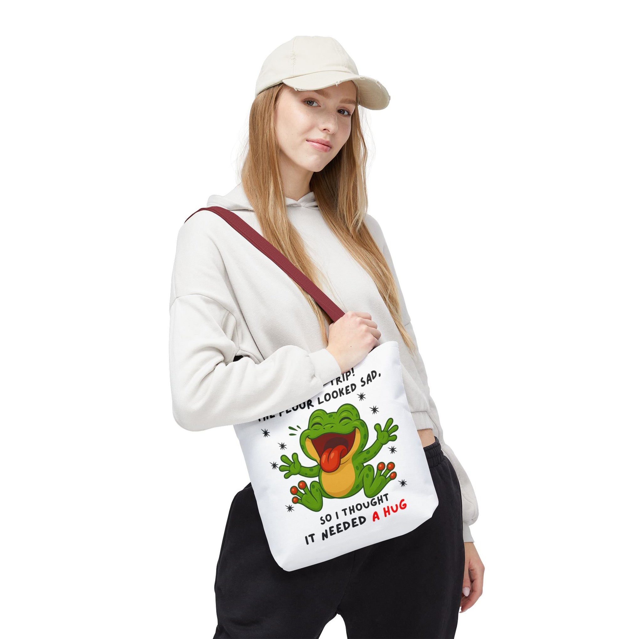 I did not trip the floor looked sad so I thought it needed a hug Summer bag