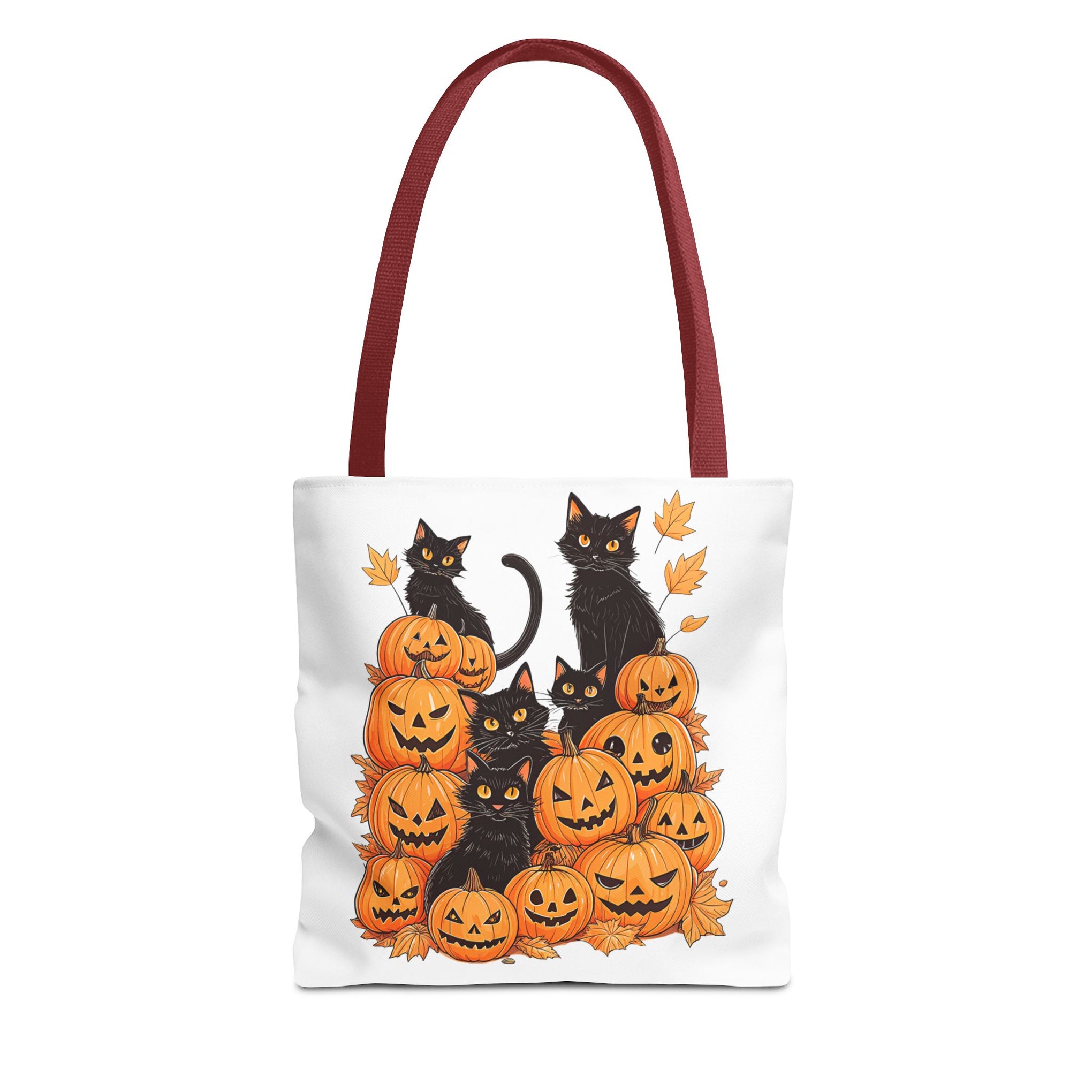 Halloween Black Cat Pumpkin Bag, Cute Halloween Must Halloween, Retro Halloween Bag