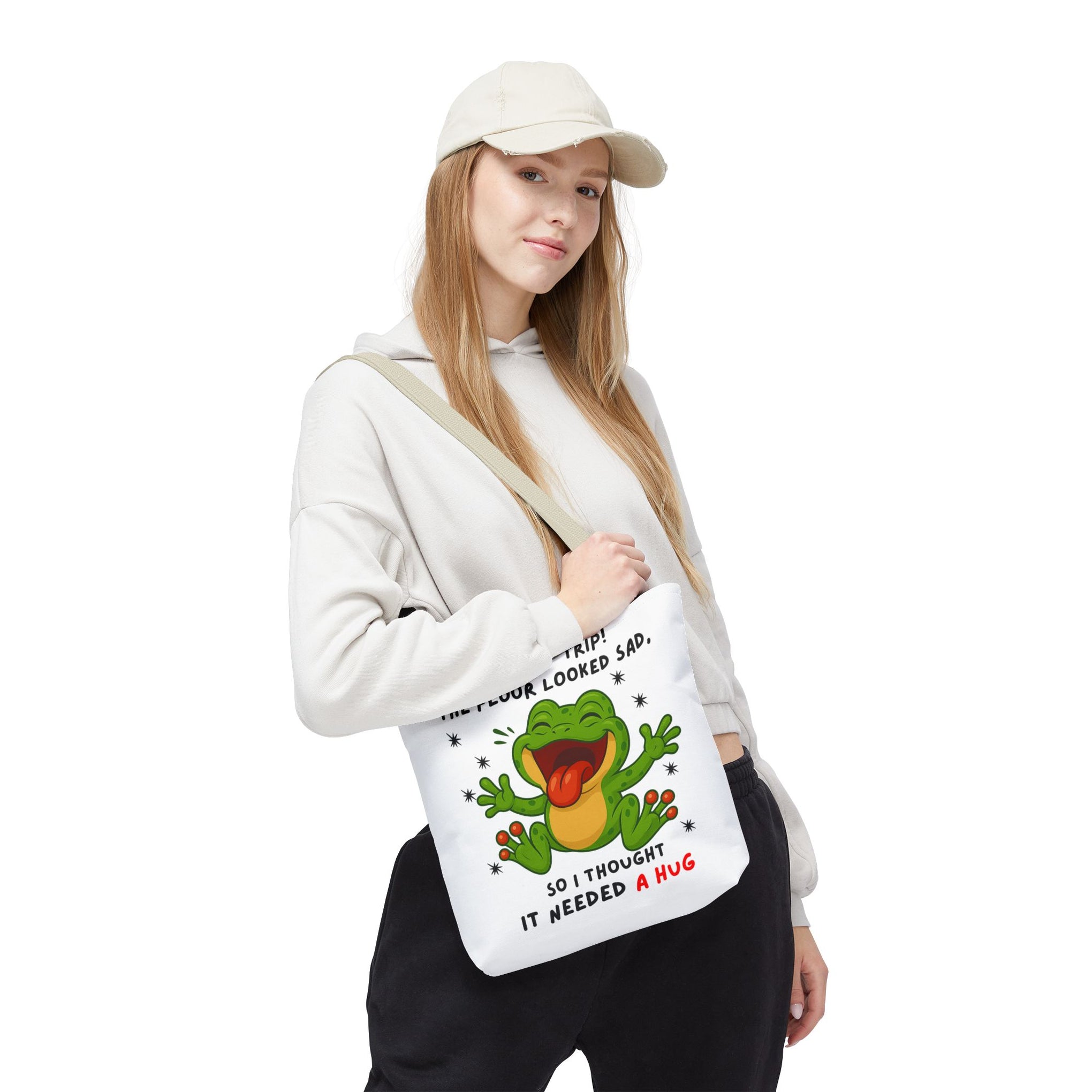 I did not trip the floor looked sad so I thought it needed a hug Summer bag
