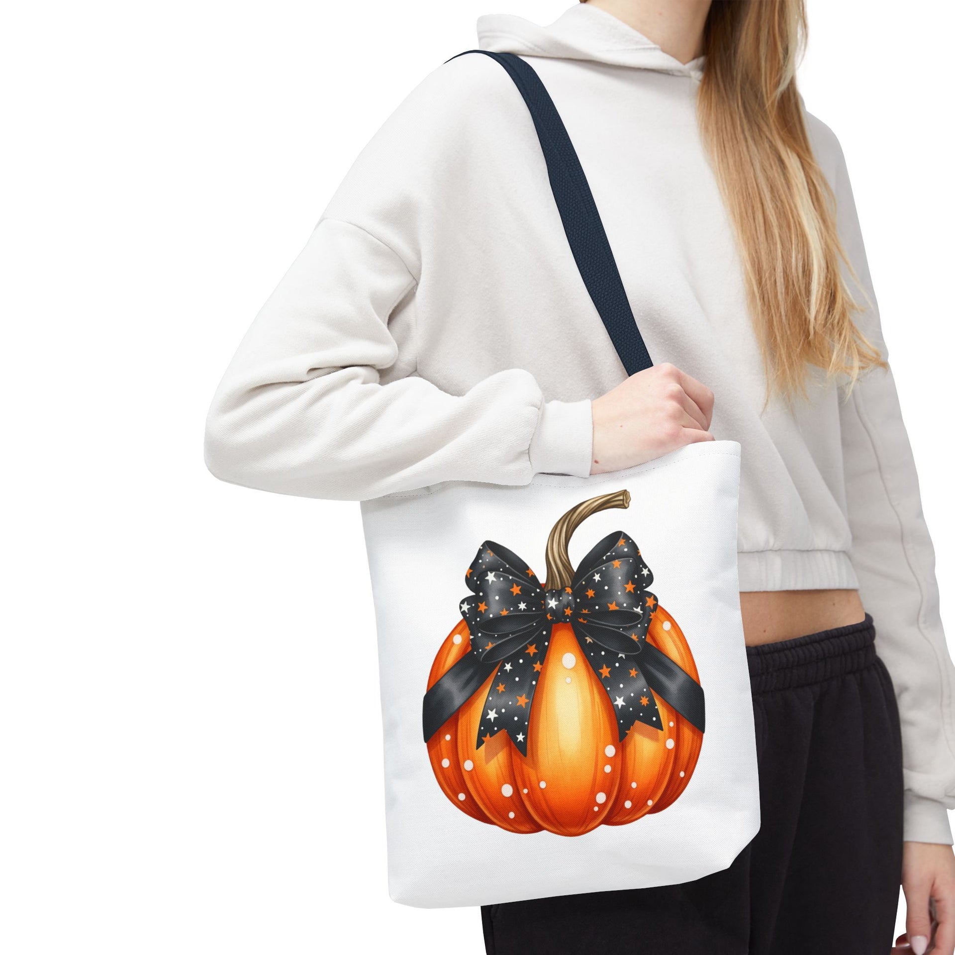Retro Halloween Tote Bag - Vintage Style Fall Season Tote